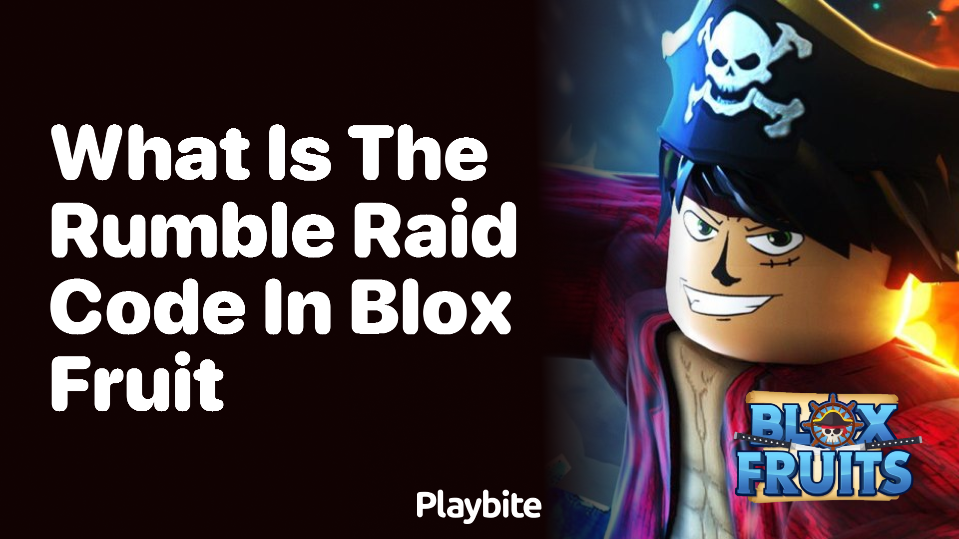 What Is the Rumble Raid Code in Blox Fruit?