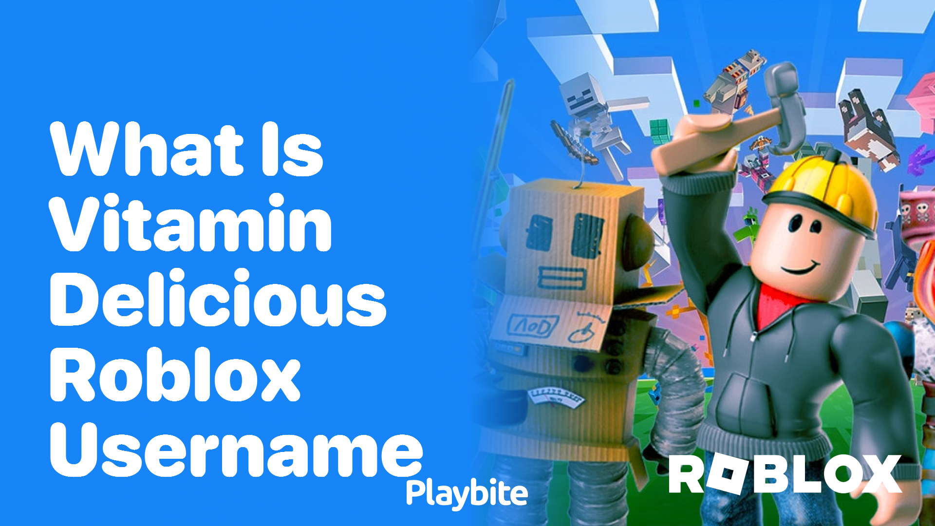 What is Vitamin Delicious&#8217; Roblox Username?