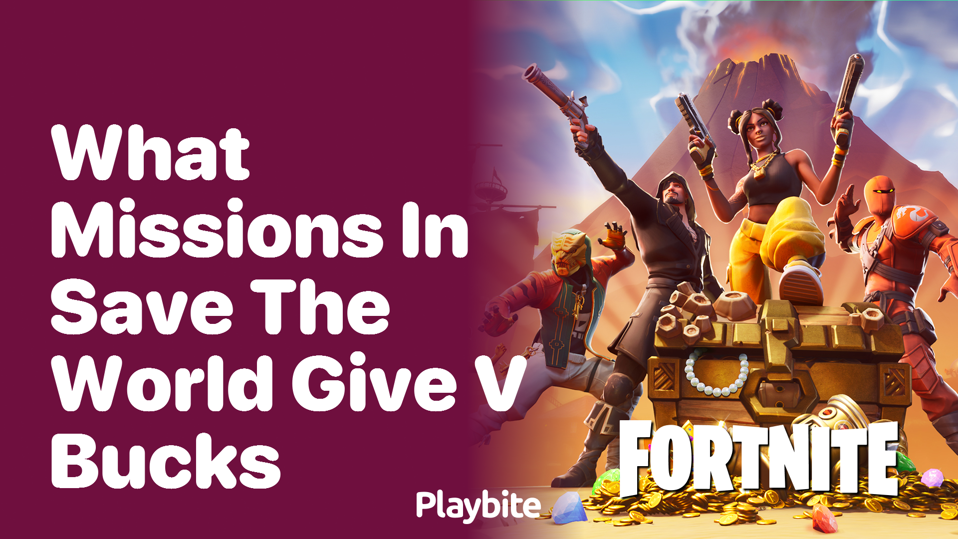 Which Missions in Fortnite’s Save the World Give V-Bucks?