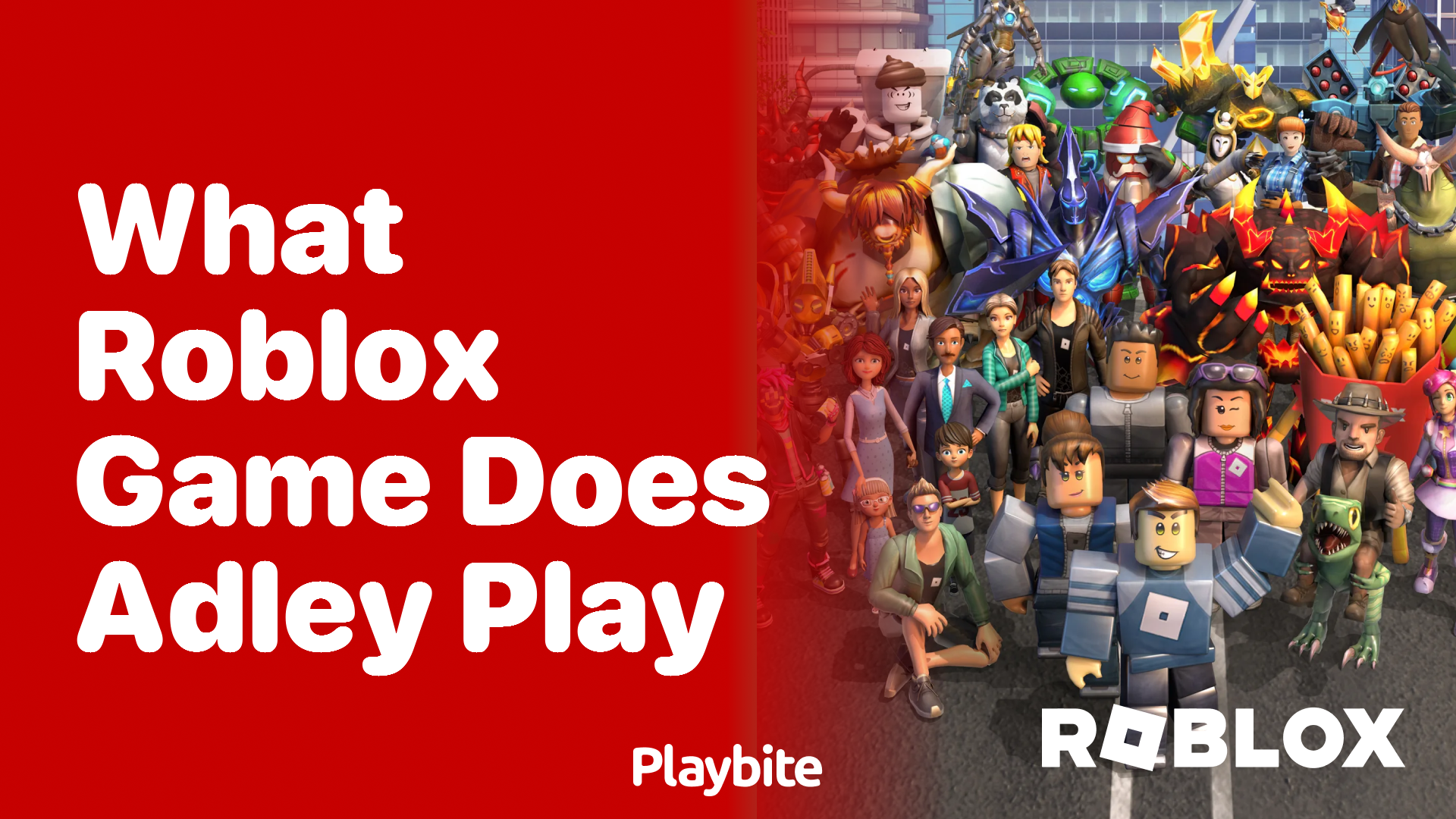 What Roblox game does Adley play?
