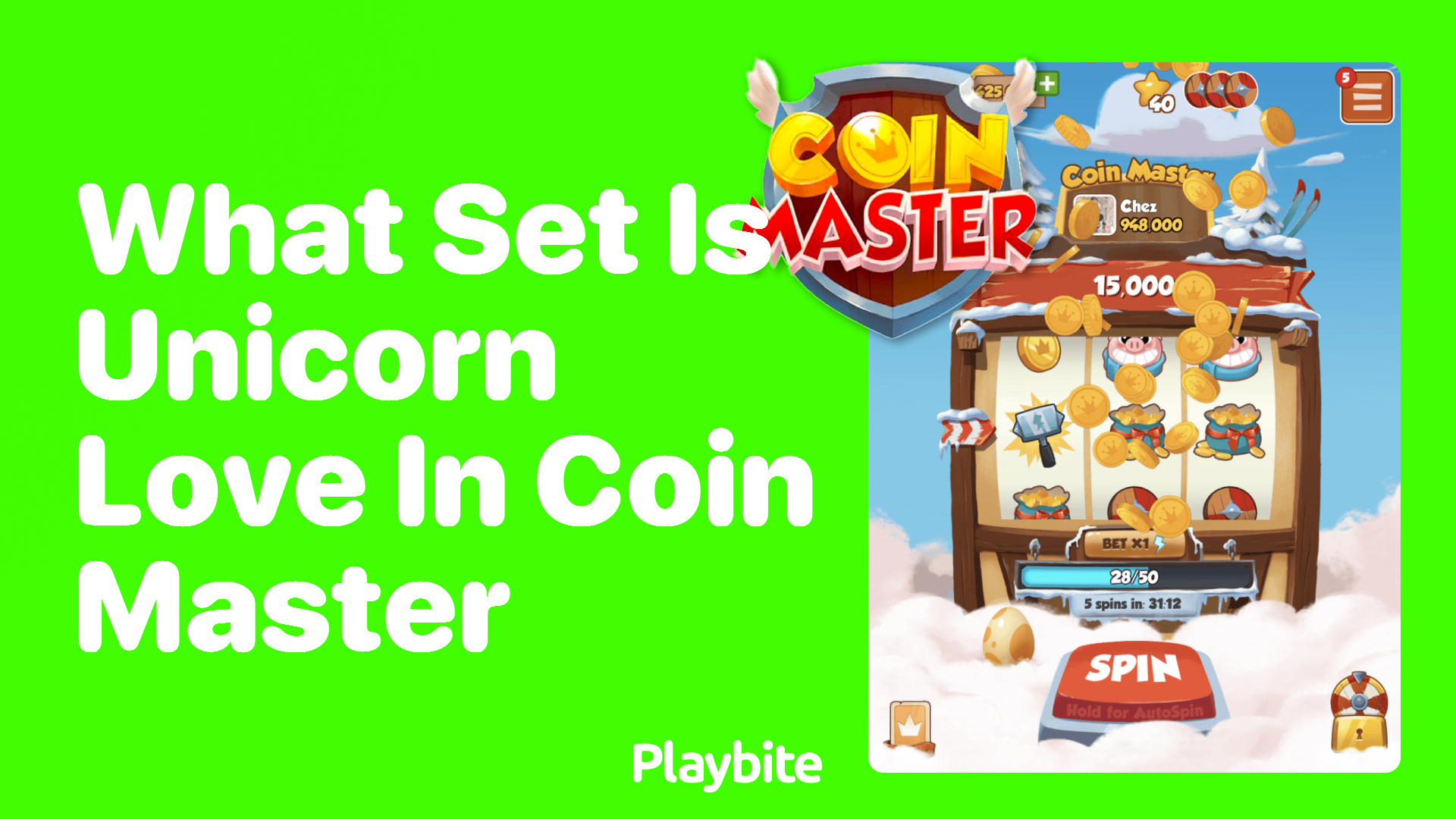 What Set Is the Unicorn Love in Coin Master?