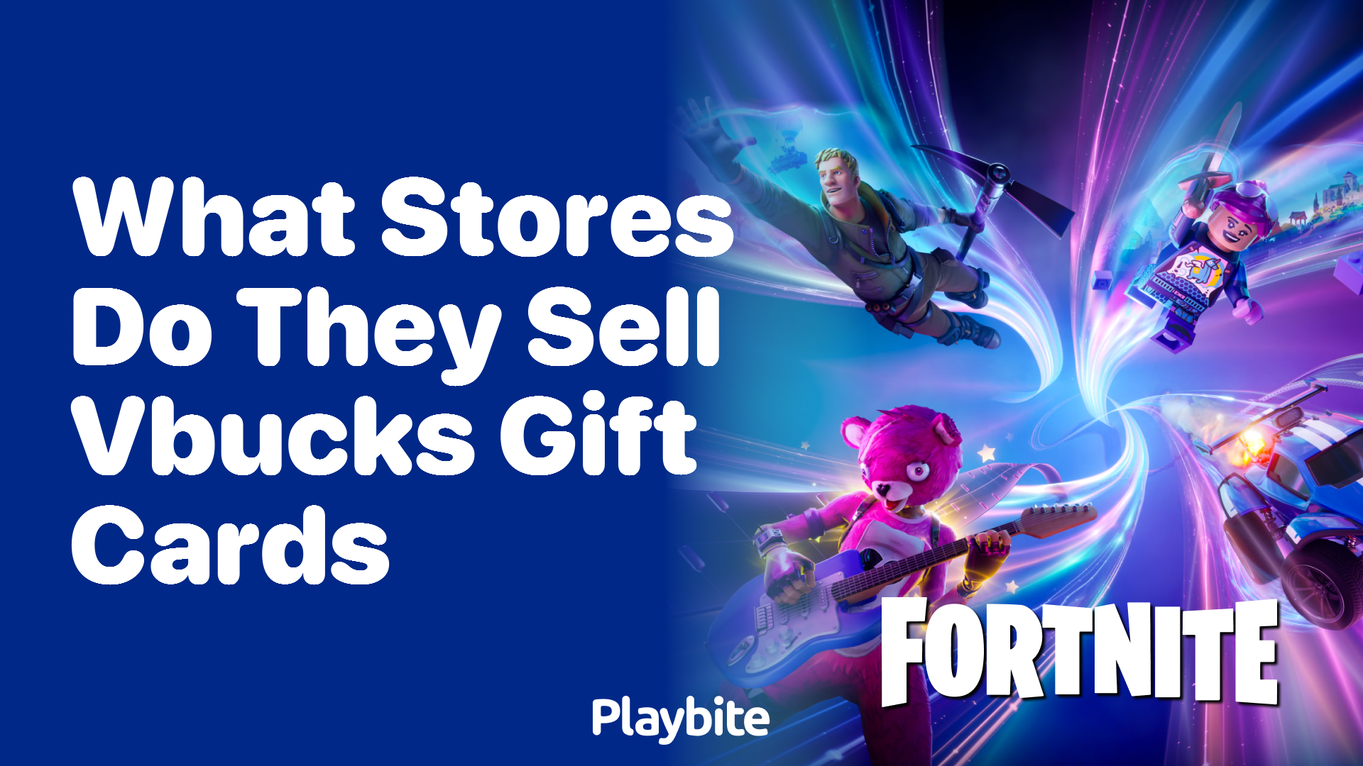 What Stores Sell V-Bucks Gift Cards for Fortnite Fans?