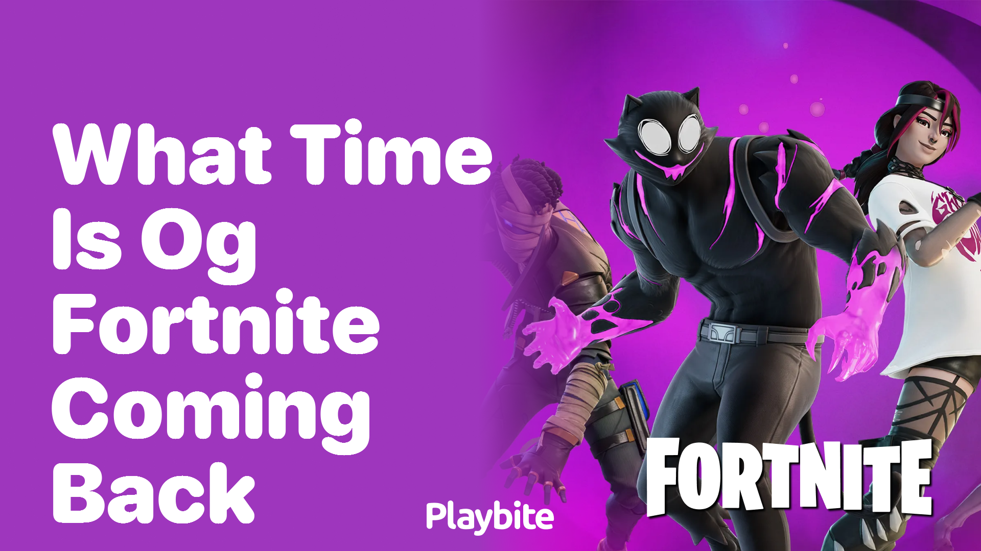 What Time Is OG Fortnite Coming Back?