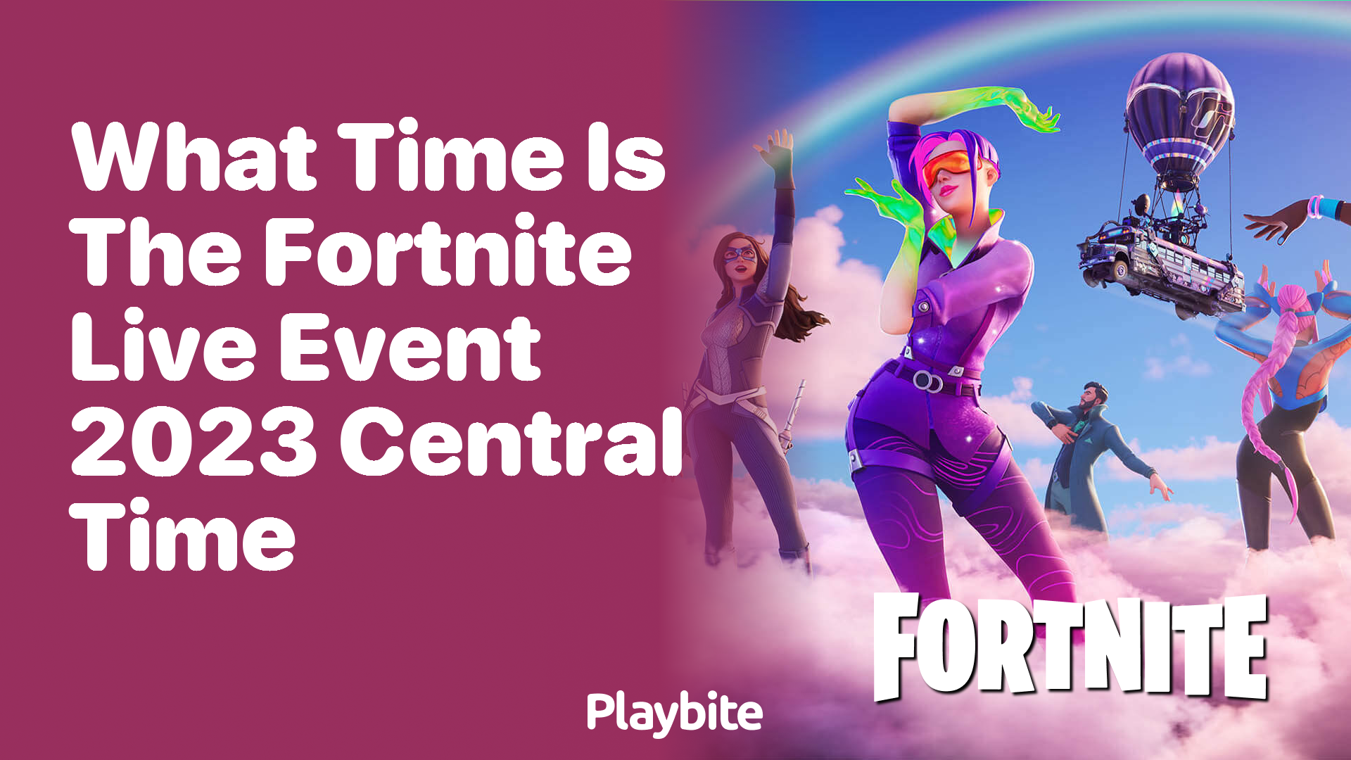 What Time Is the Fortnite Live Event 2023 Central Time?