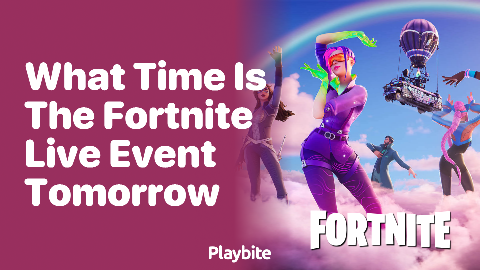 What Time Is the Fortnite Live Event Tomorrow?