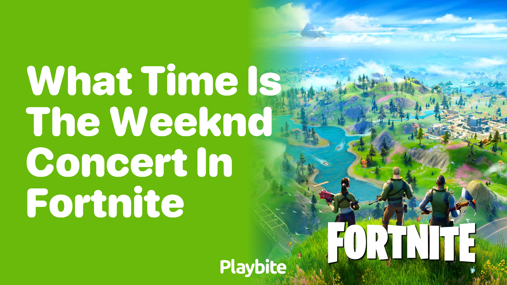 What Time Is The Weeknd Concert in Fortnite?