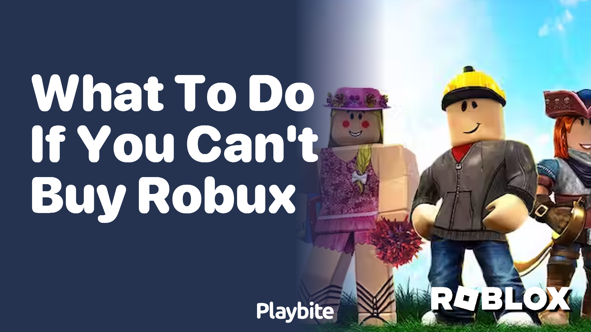 What to Do If You Can’t Buy Robux