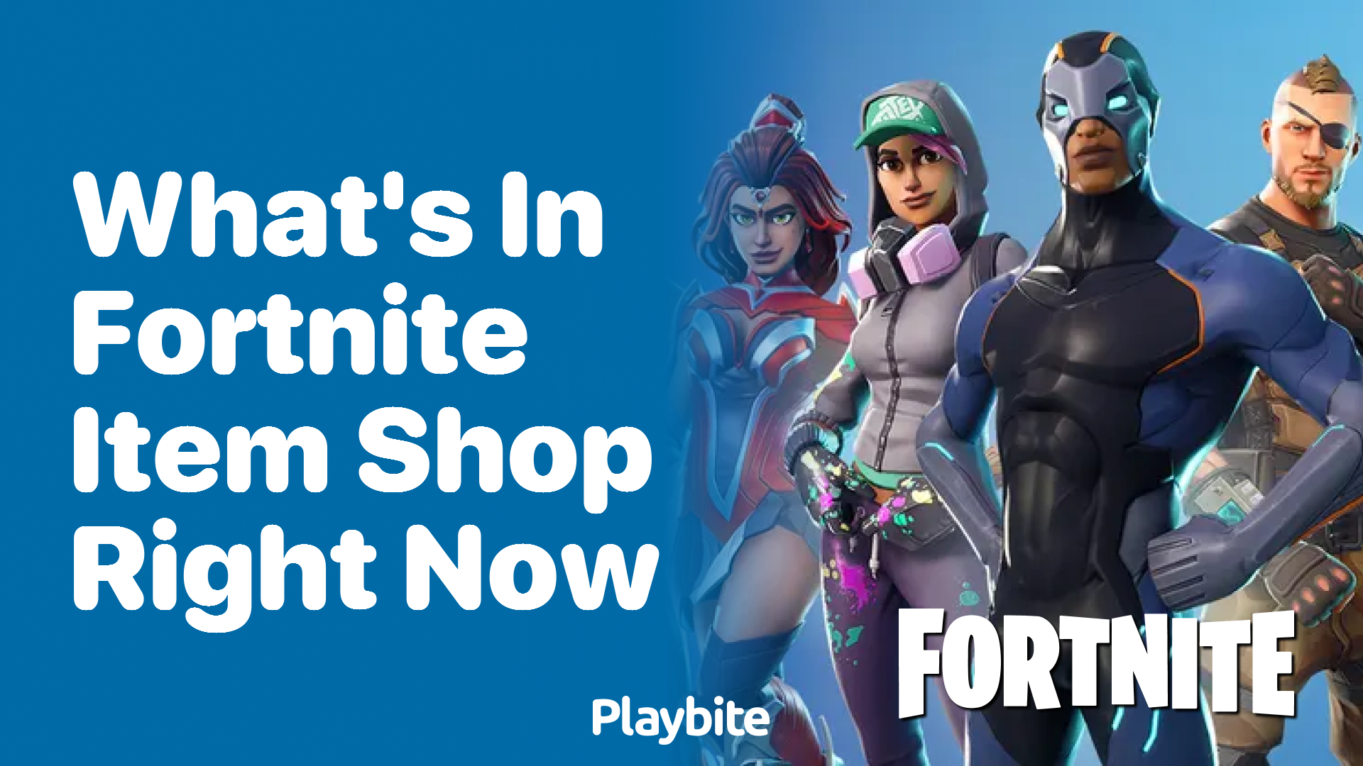 What’s in the Fortnite Item Shop Right Now?