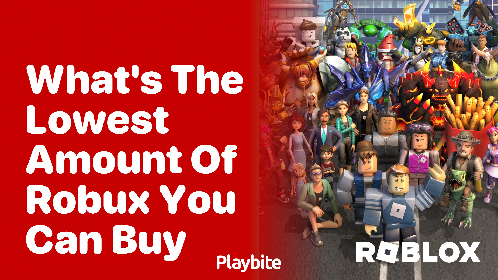 What’s the Lowest Amount of Robux You Can Buy?