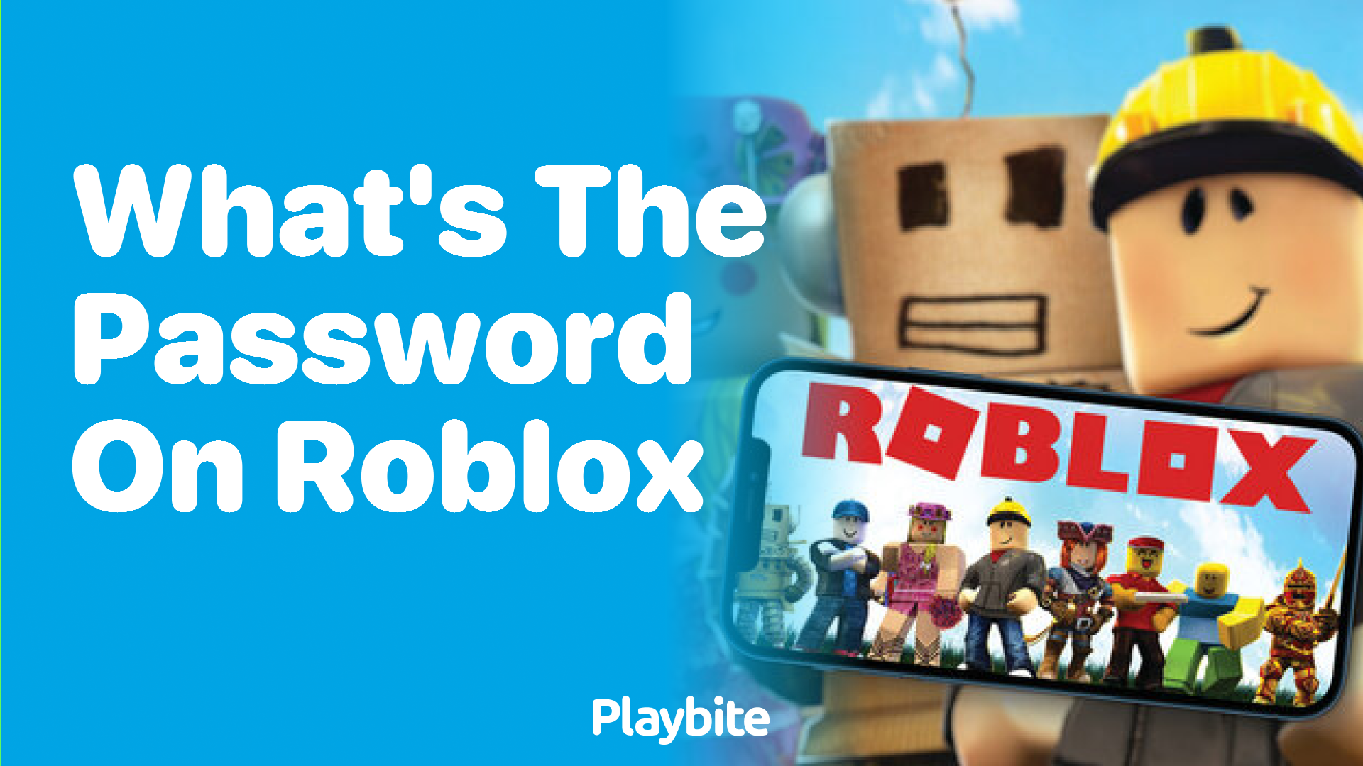 What&#8217;s the Password on Roblox?