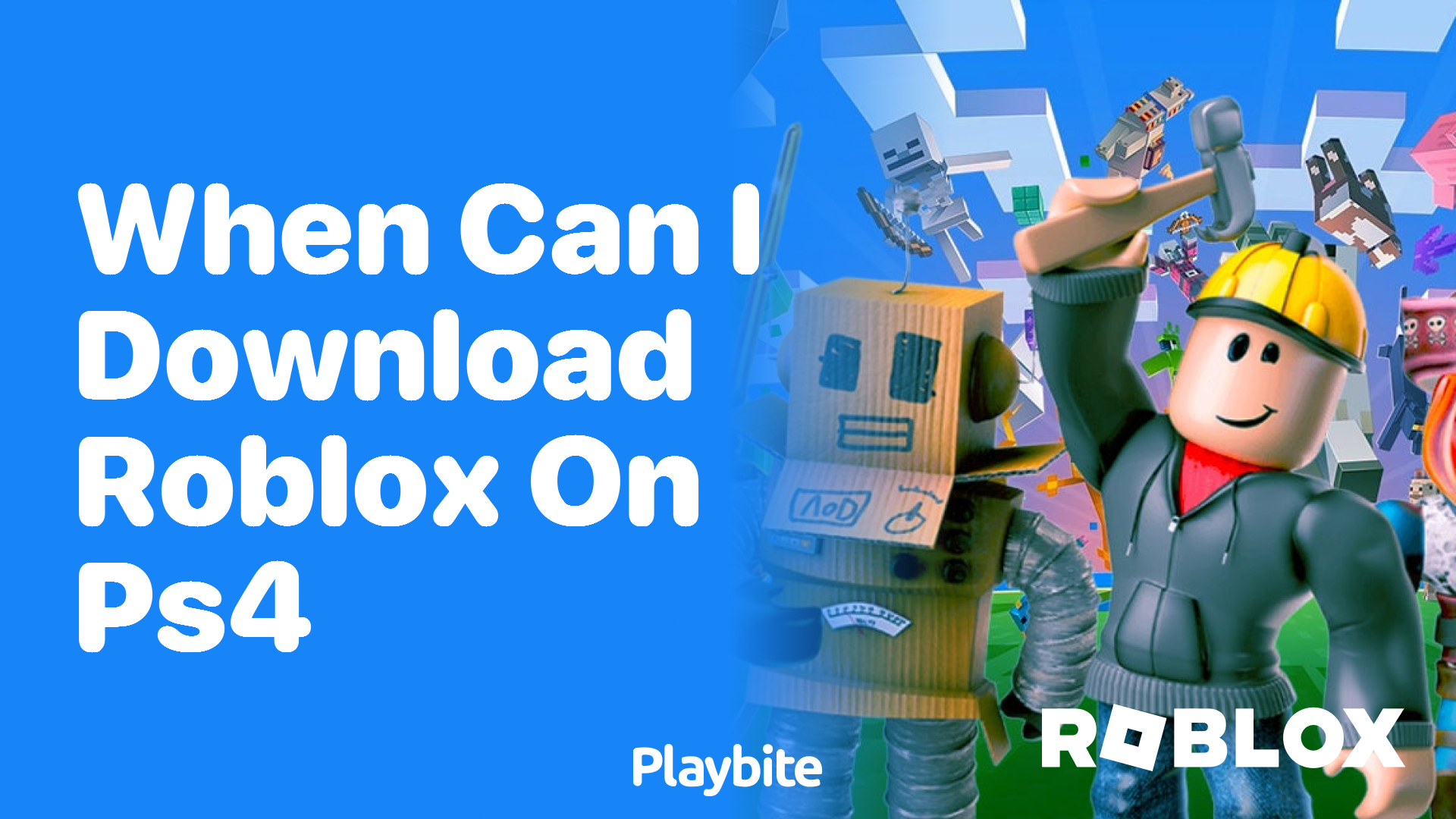 When Can I Download Roblox on PS4?
