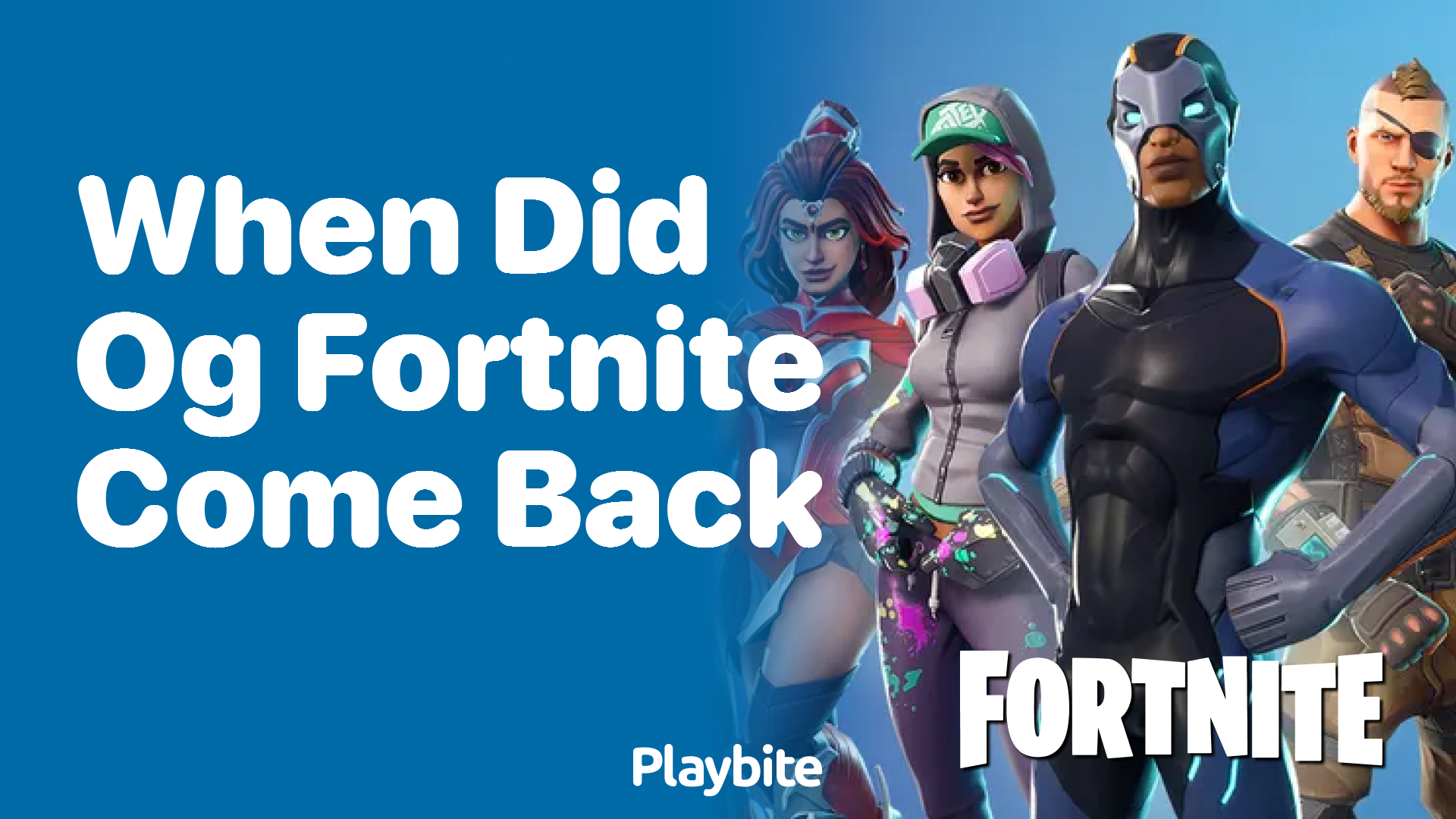 When Did OG Fortnite Come Back?