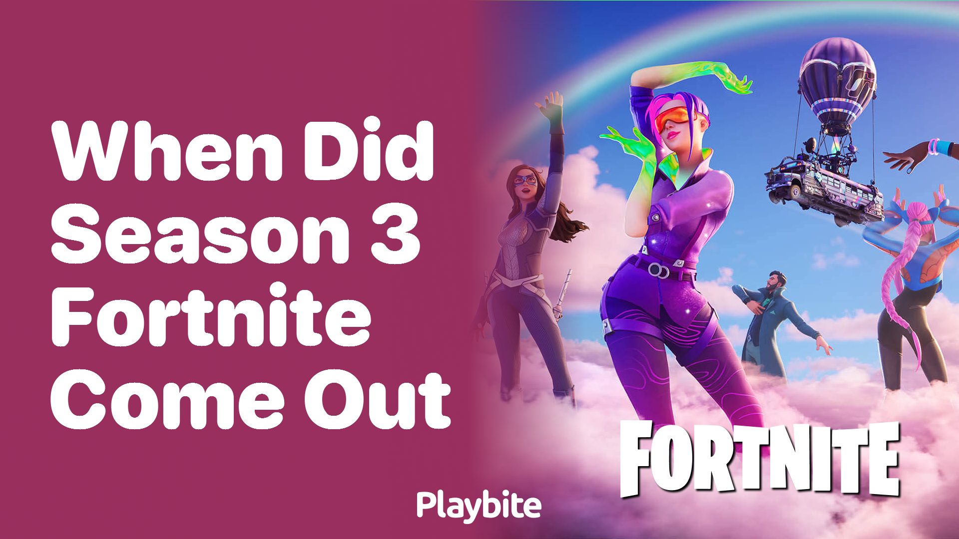 When Did Season 3 of Fortnite Come Out?