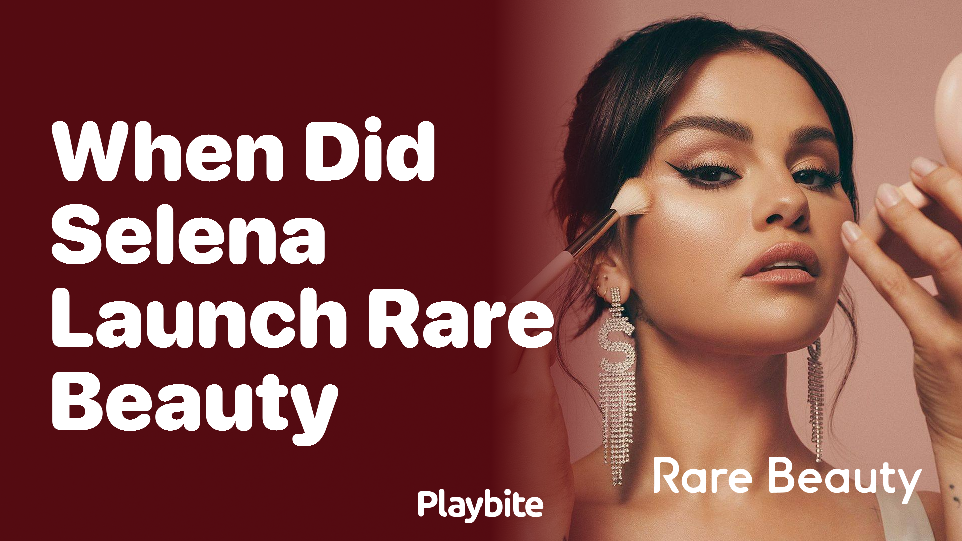 When did Selena Gomez Launch Rare Beauty?