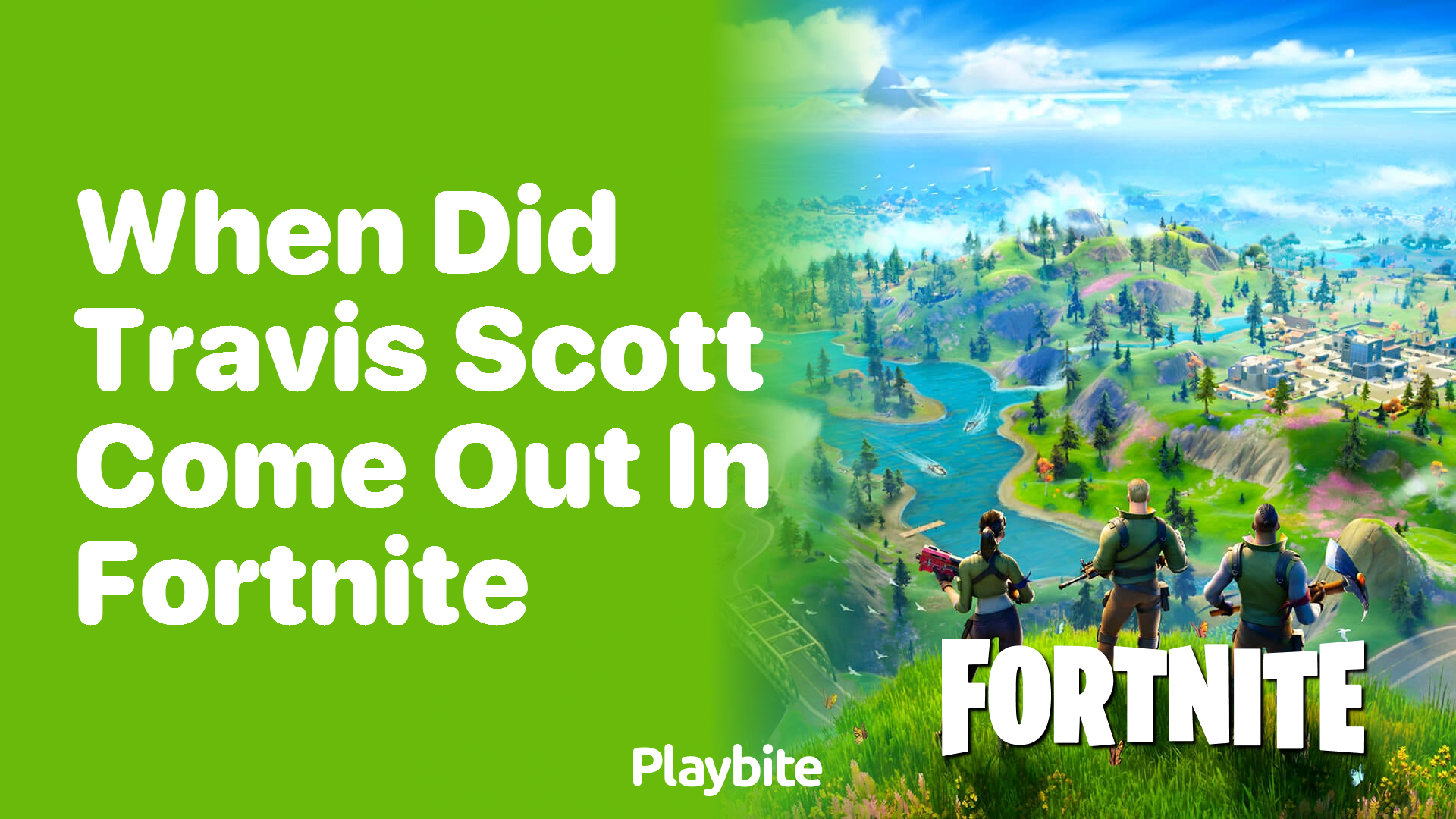 When did Travis Scott make his debut in Fortnite?