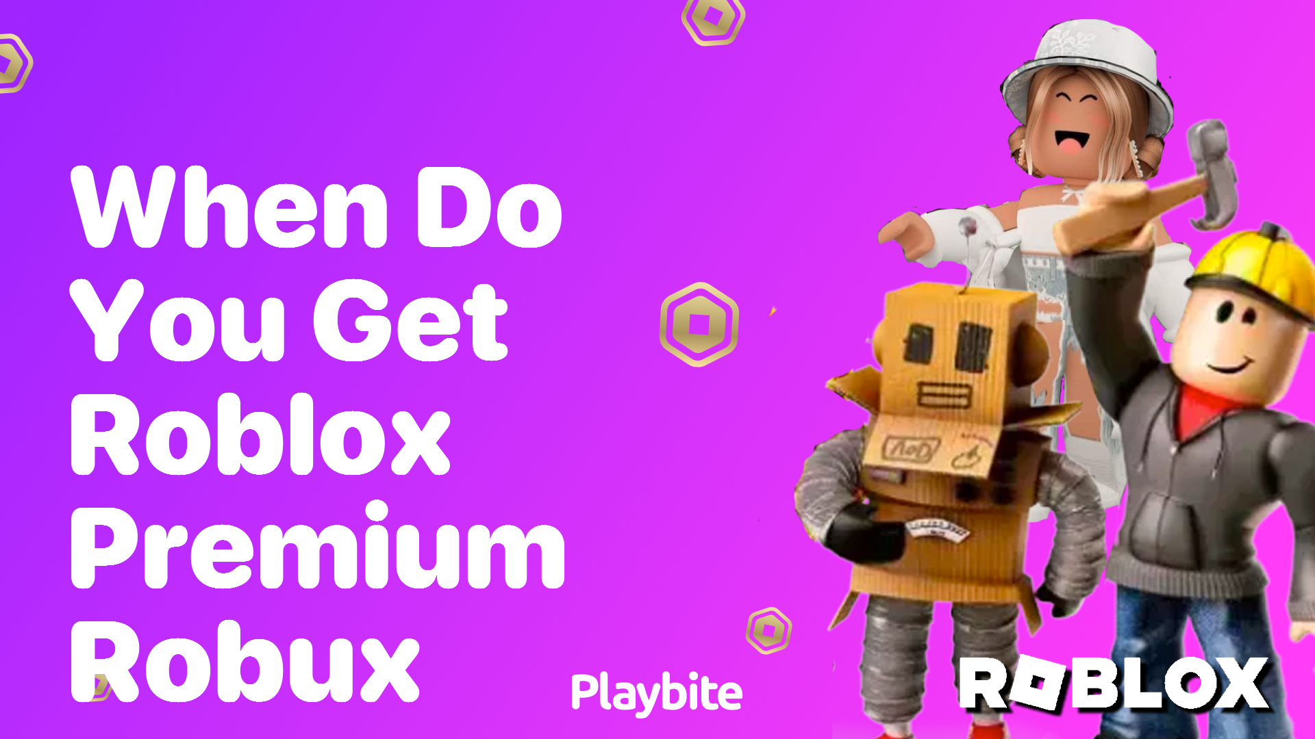 When Do You Get Roblox Premium Robux?