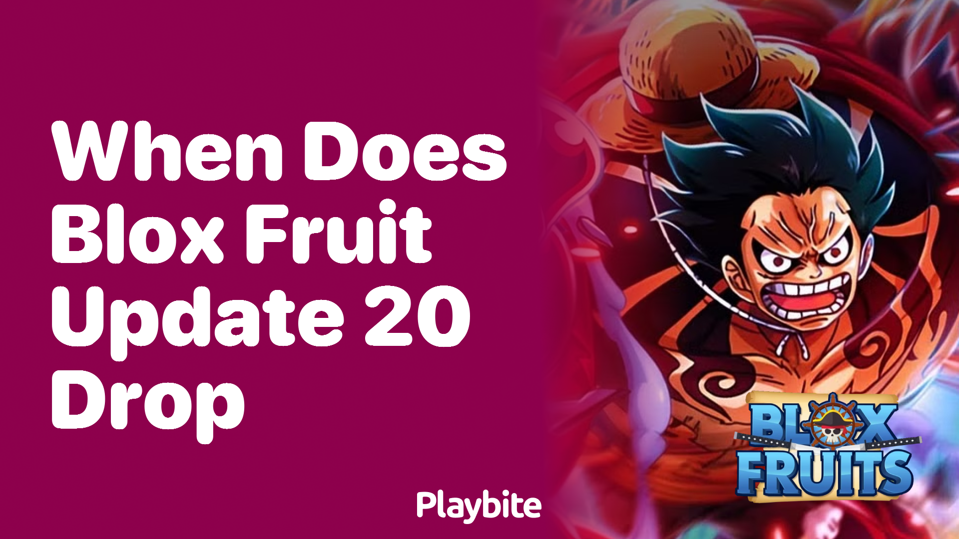 When Does Blox Fruit Update 20 Drop?
