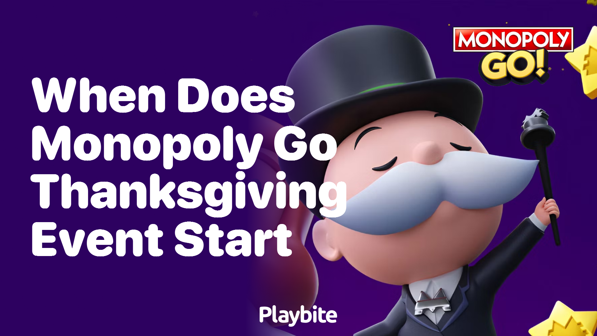 When Does the Monopoly Go Thanksgiving Event Start?