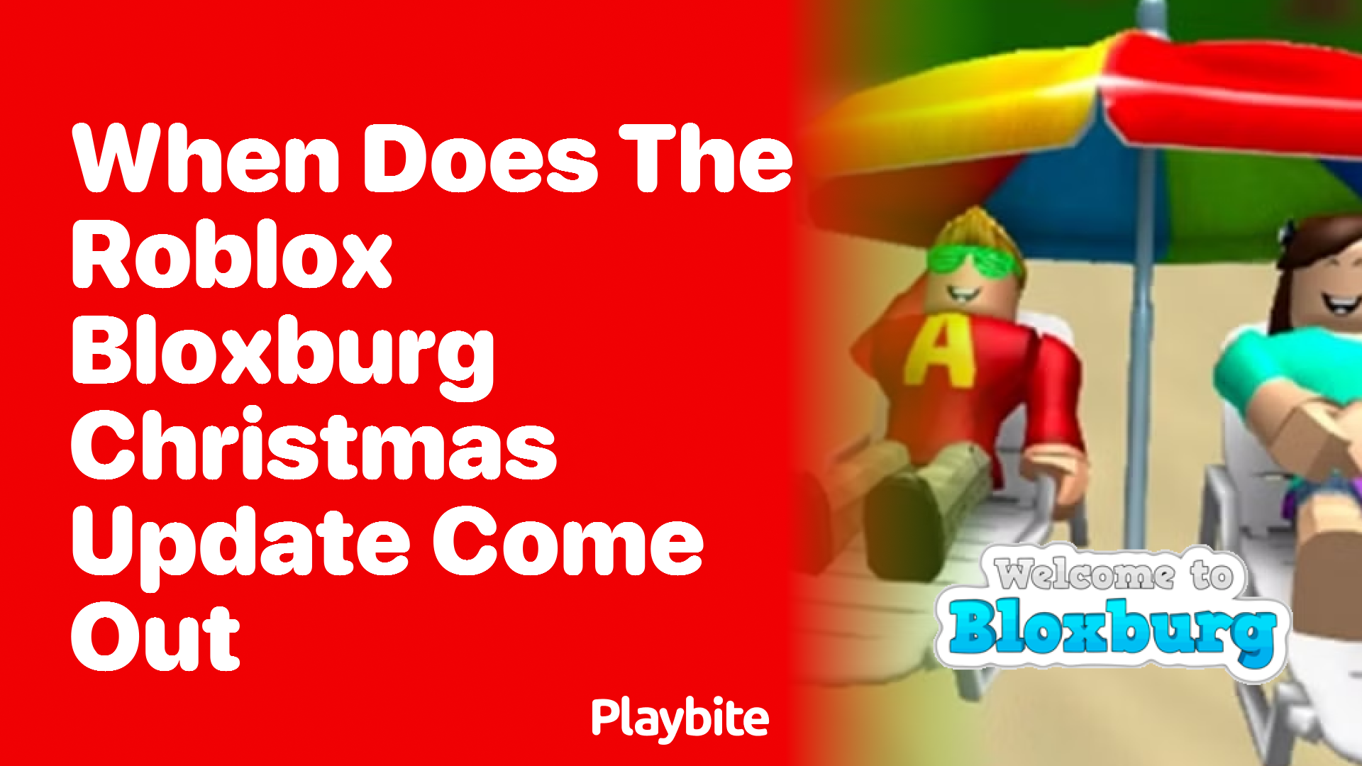 When Does the Roblox Bloxburg Christmas Update Come Out?