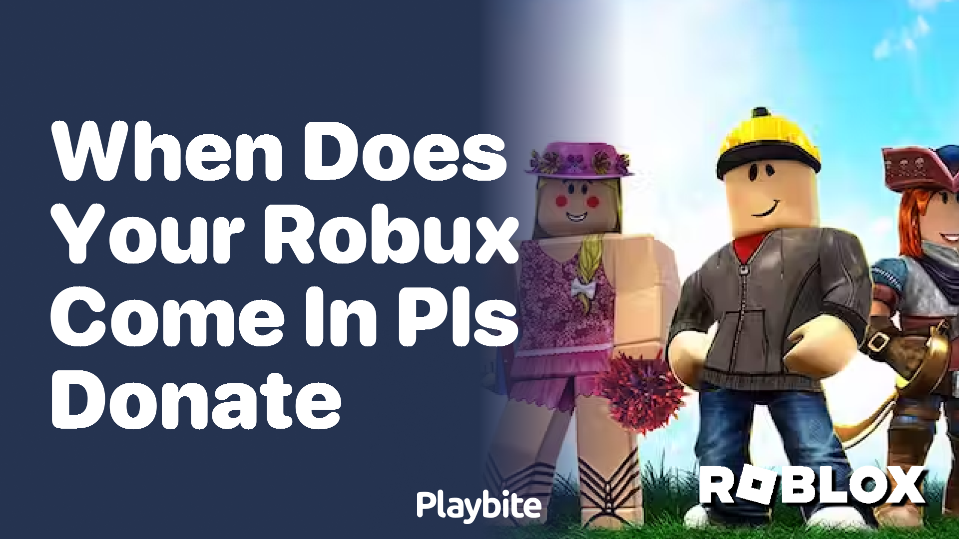 When Does Your Robux Come In? Please Donate!