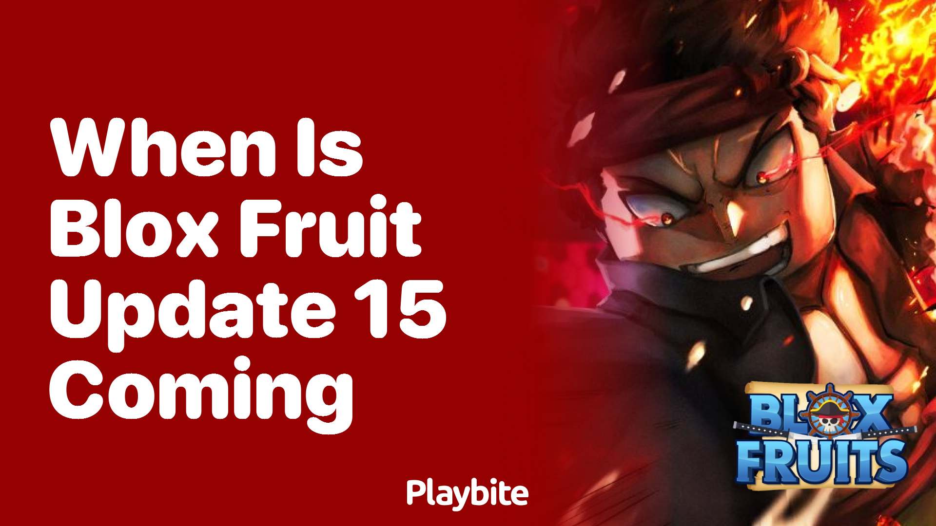 When Is Blox Fruit Update 15 Coming?