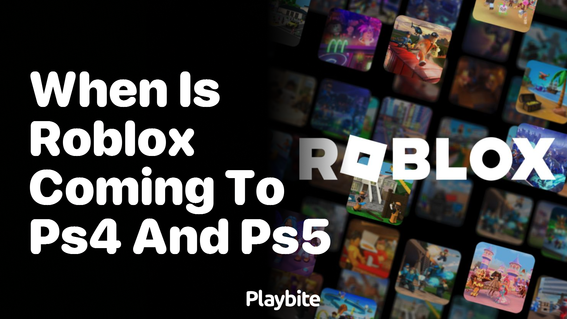 When is Roblox Coming to PS4 and PS5?