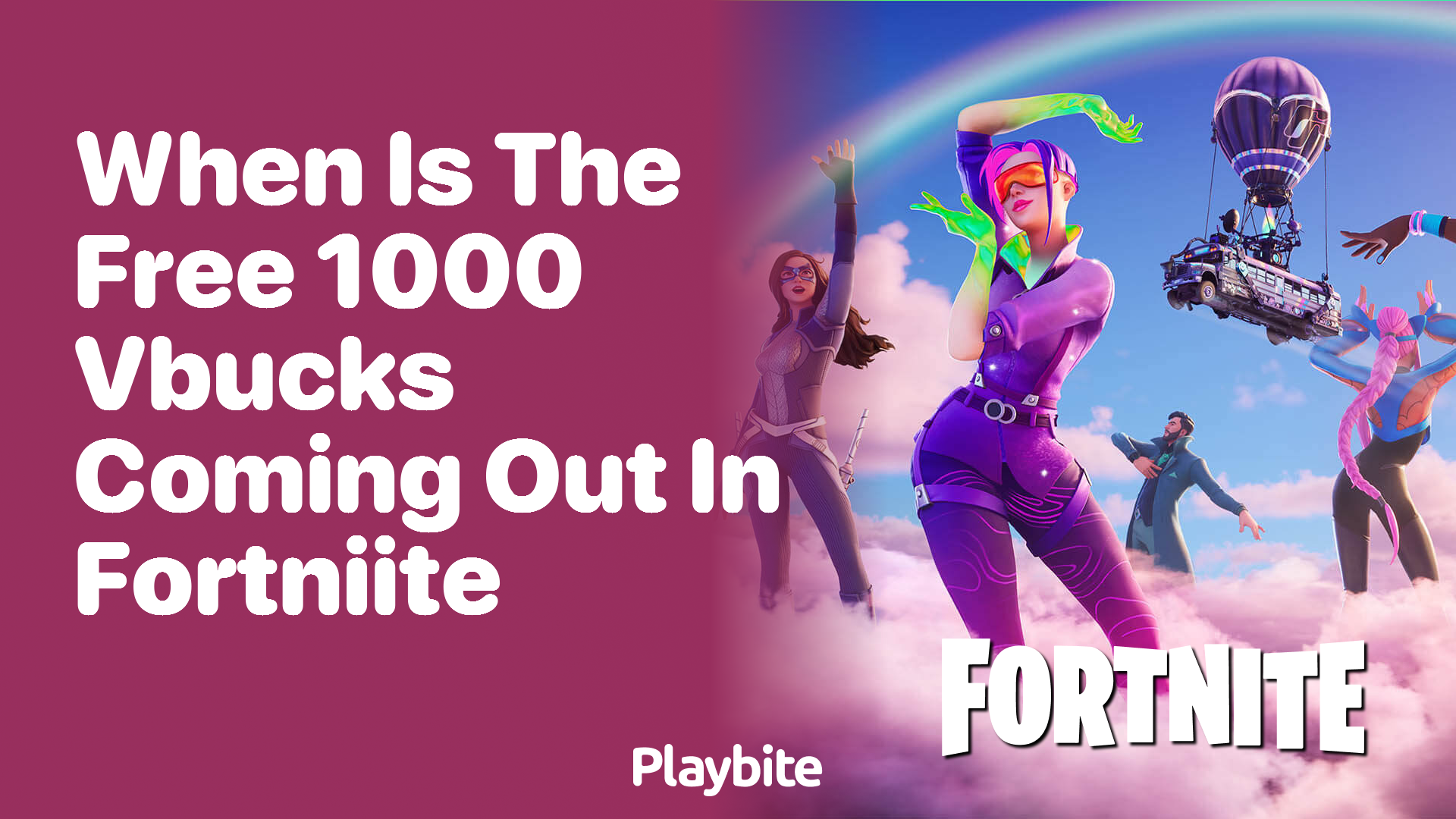 When Is the Free 1000 V-Bucks Coming Out in Fortnite?