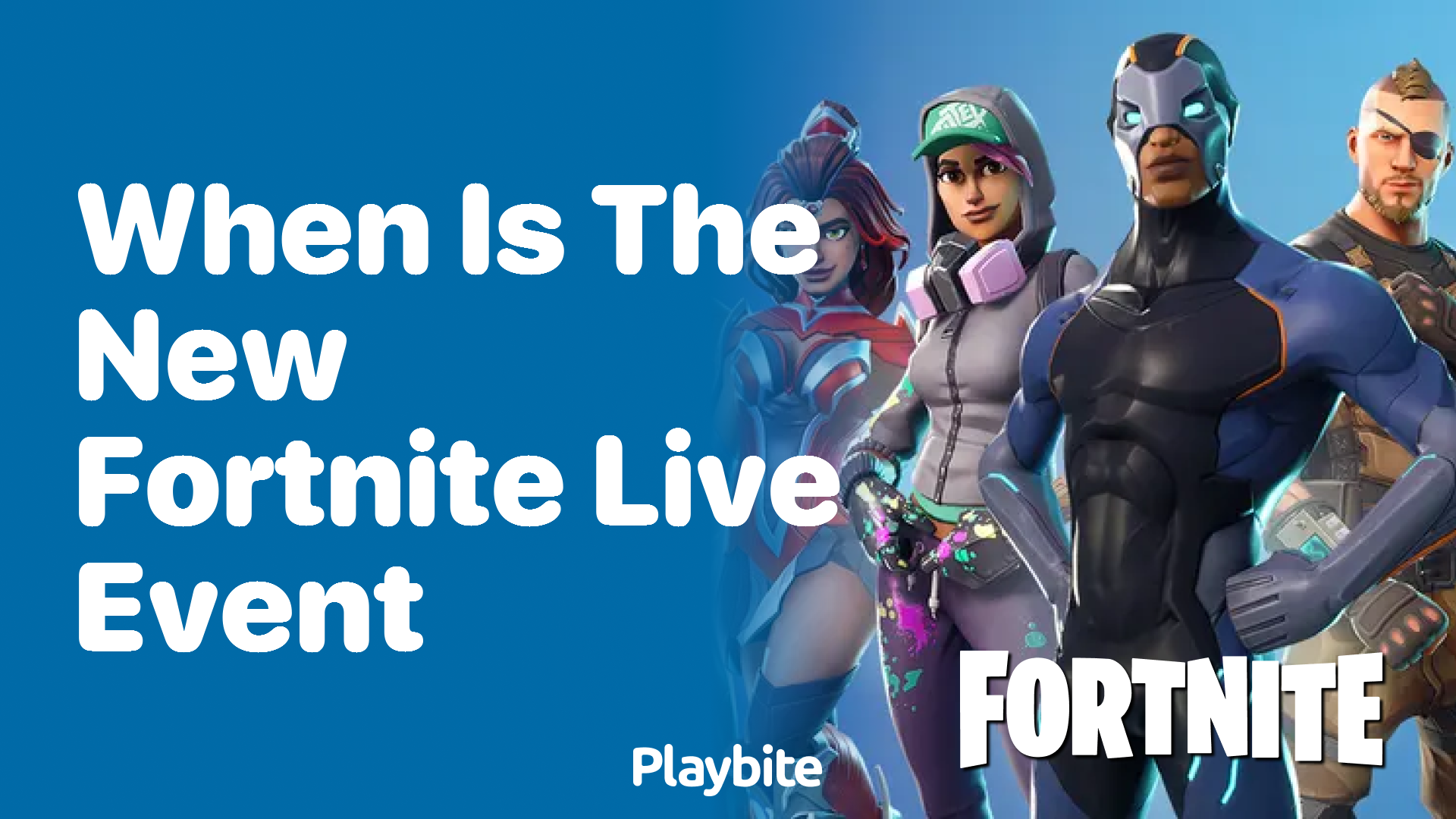 When is the New Fortnite Live Event Happening?