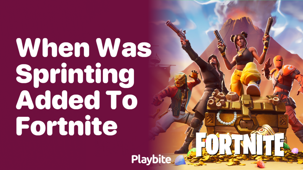 When Was Sprinting Added to Fortnite? - Playbite
