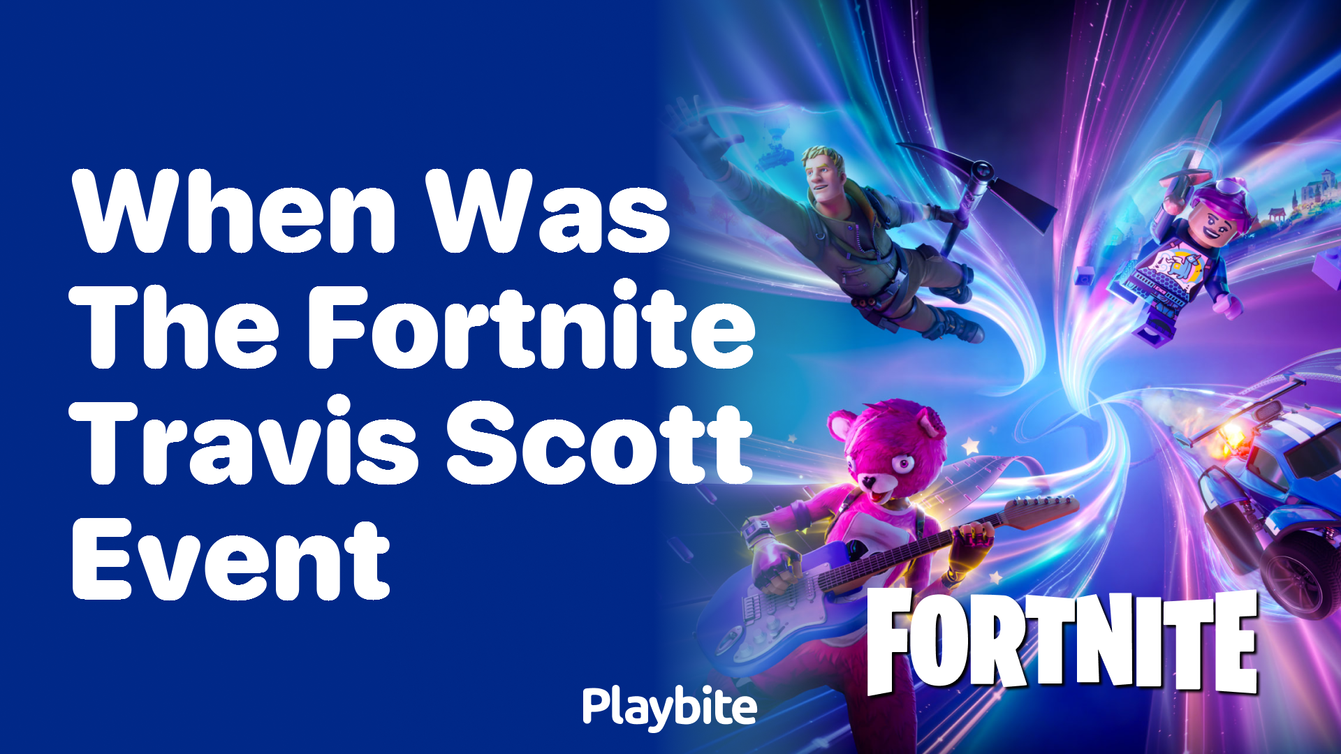 When Did the Fortnite Travis Scott Event Happen?