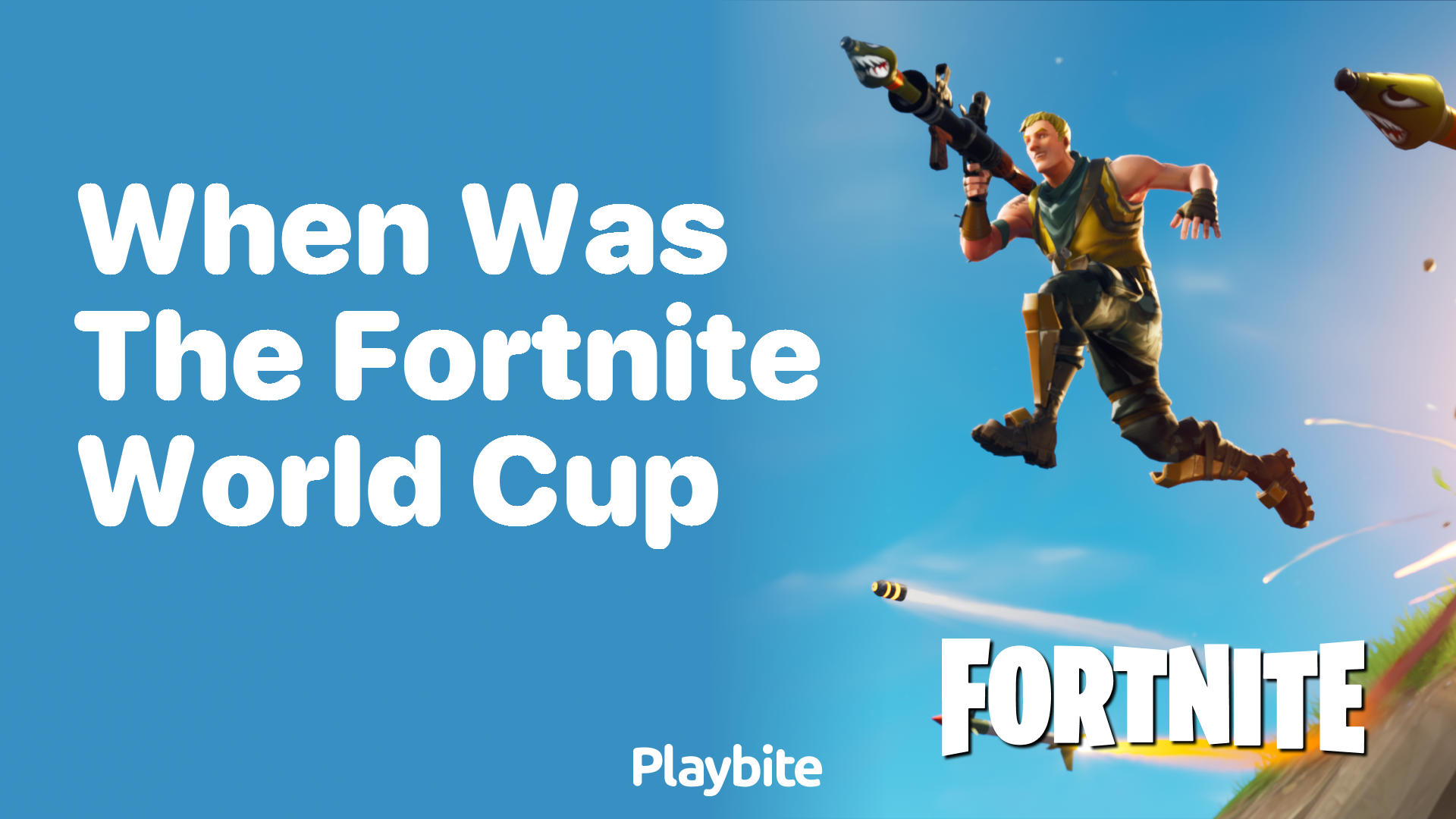 When Was the Fortnite World Cup Held?