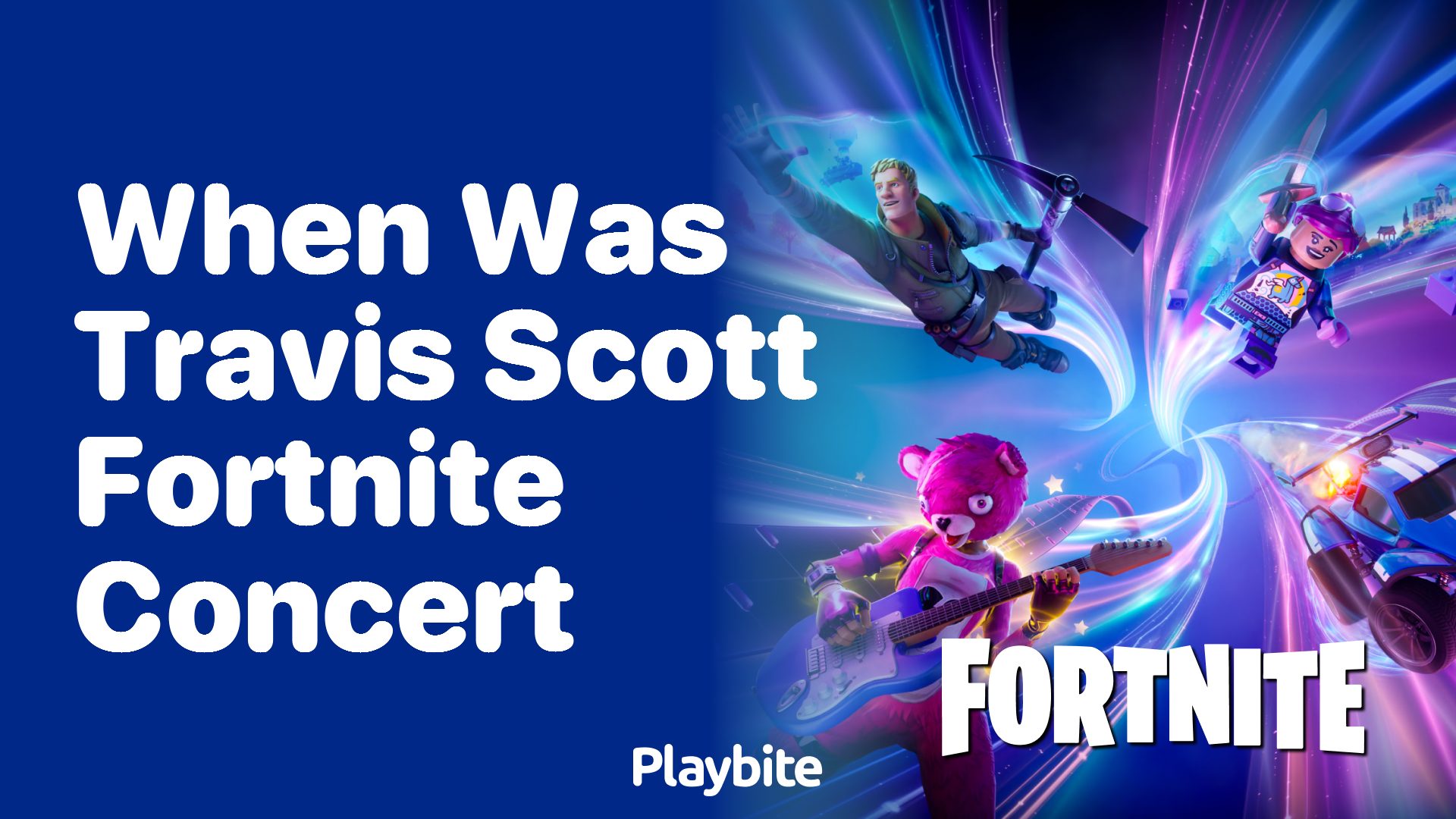 When Did the Travis Scott Fortnite Concert Happen?