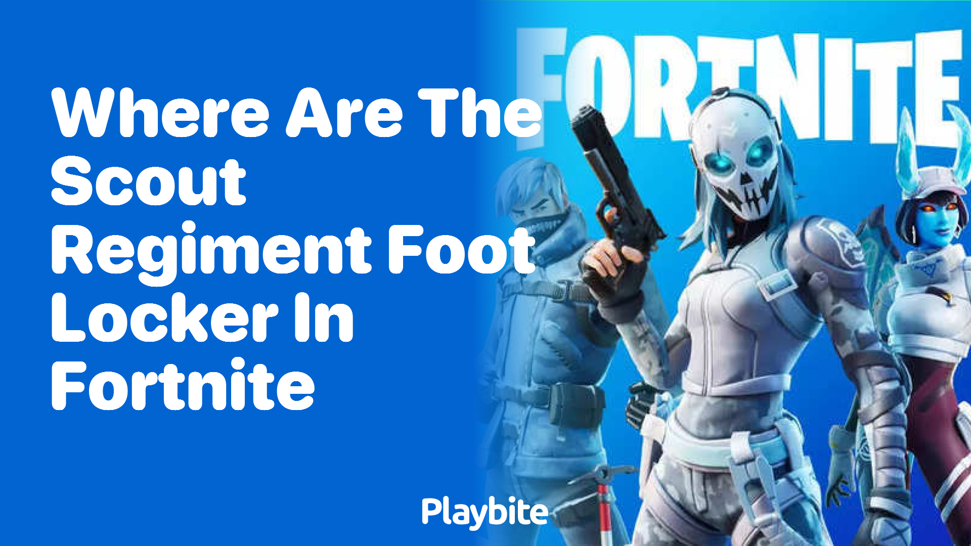 Where Are the Scout Regiment Foot Locker in Fortnite?