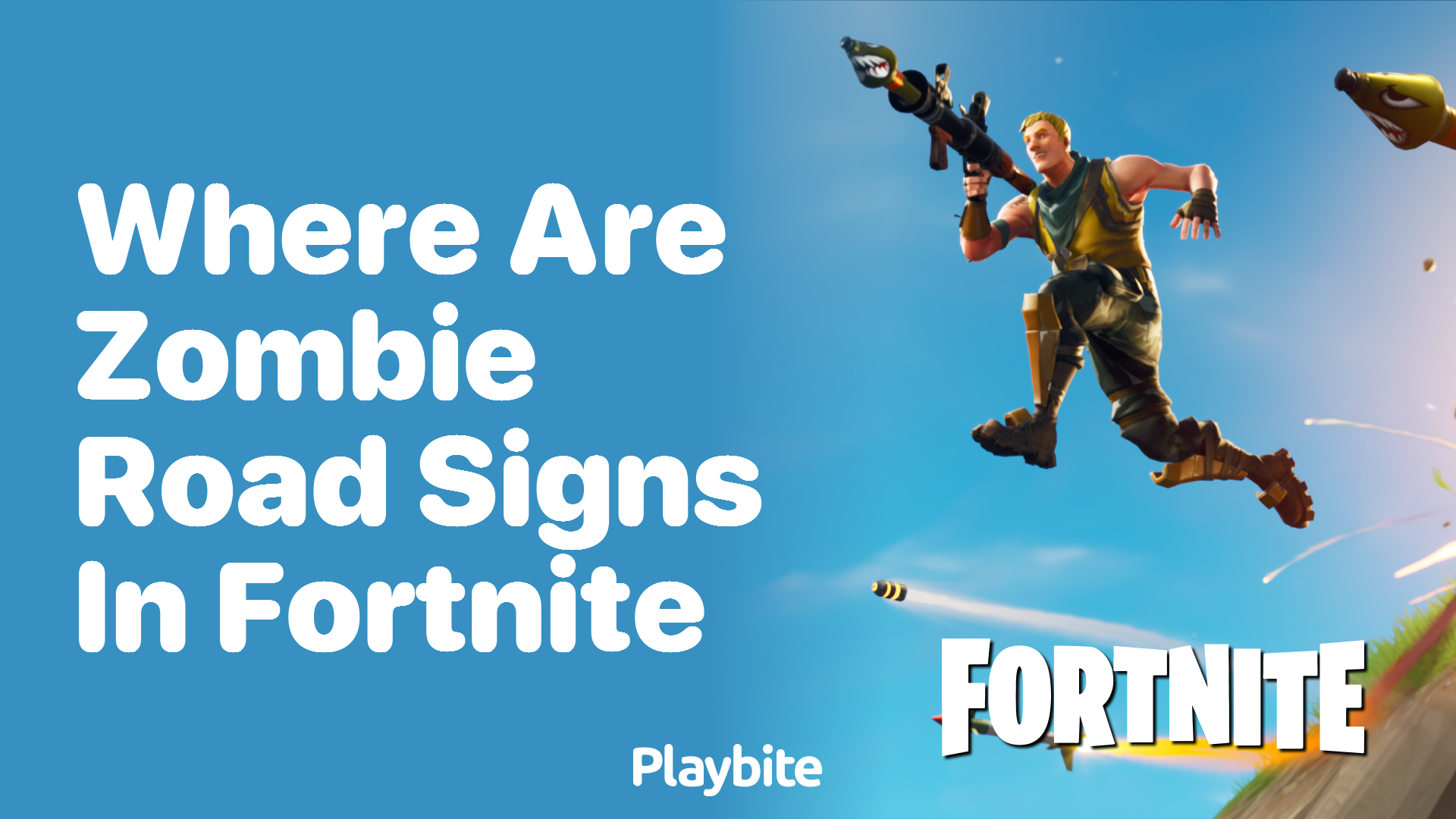 Where Are Zombie Road Signs in Fortnite?