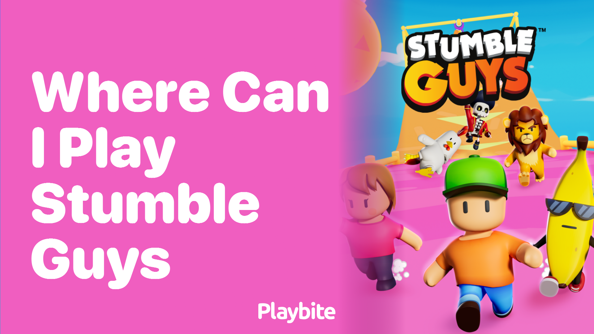 Where Can I Play Stumble Guys? Uncover the Platforms!
