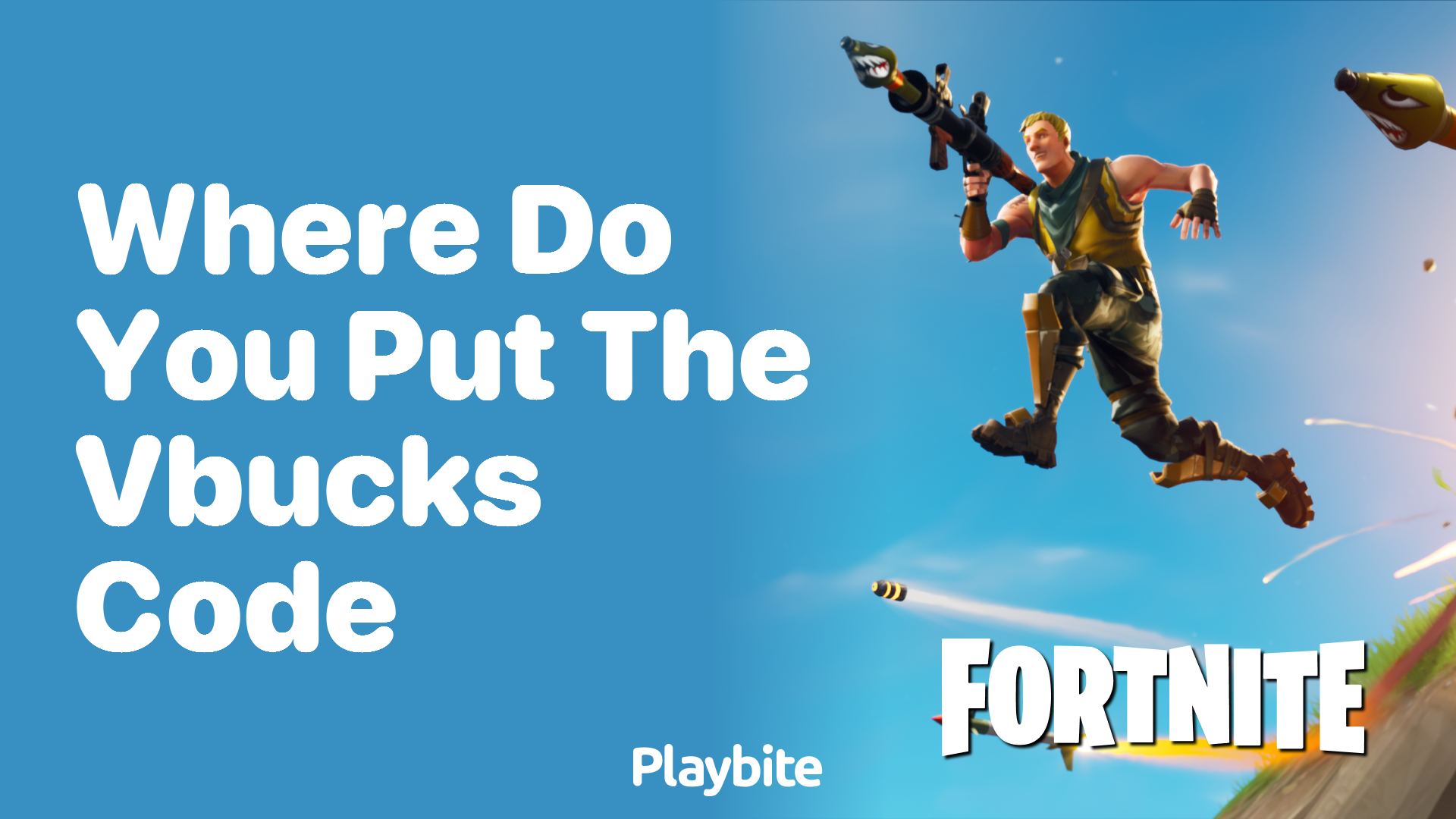 Where Do You Put the V-Bucks Code in Fortnite?