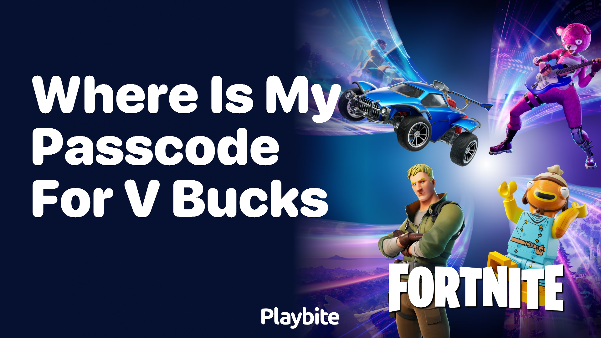 Where is My Passcode for V-Bucks in Fortnite?