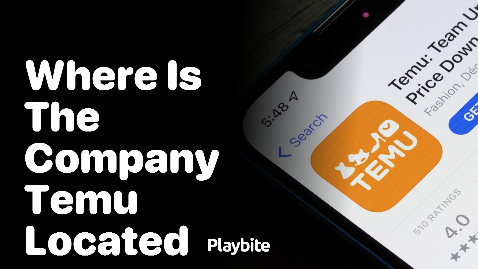 Where is the Company Temu Located?