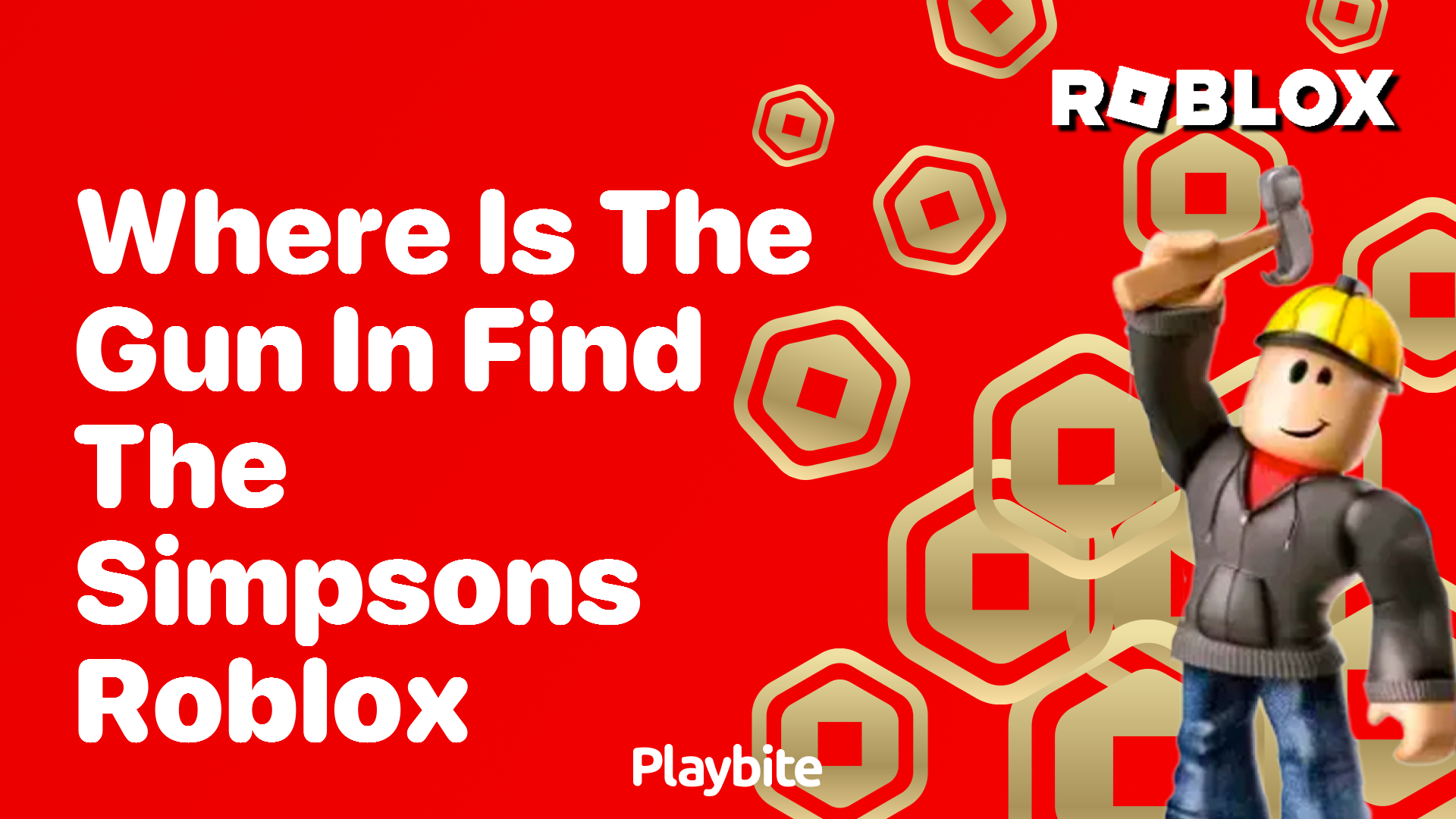 Where Is the Gun in Find the Simpsons Roblox?