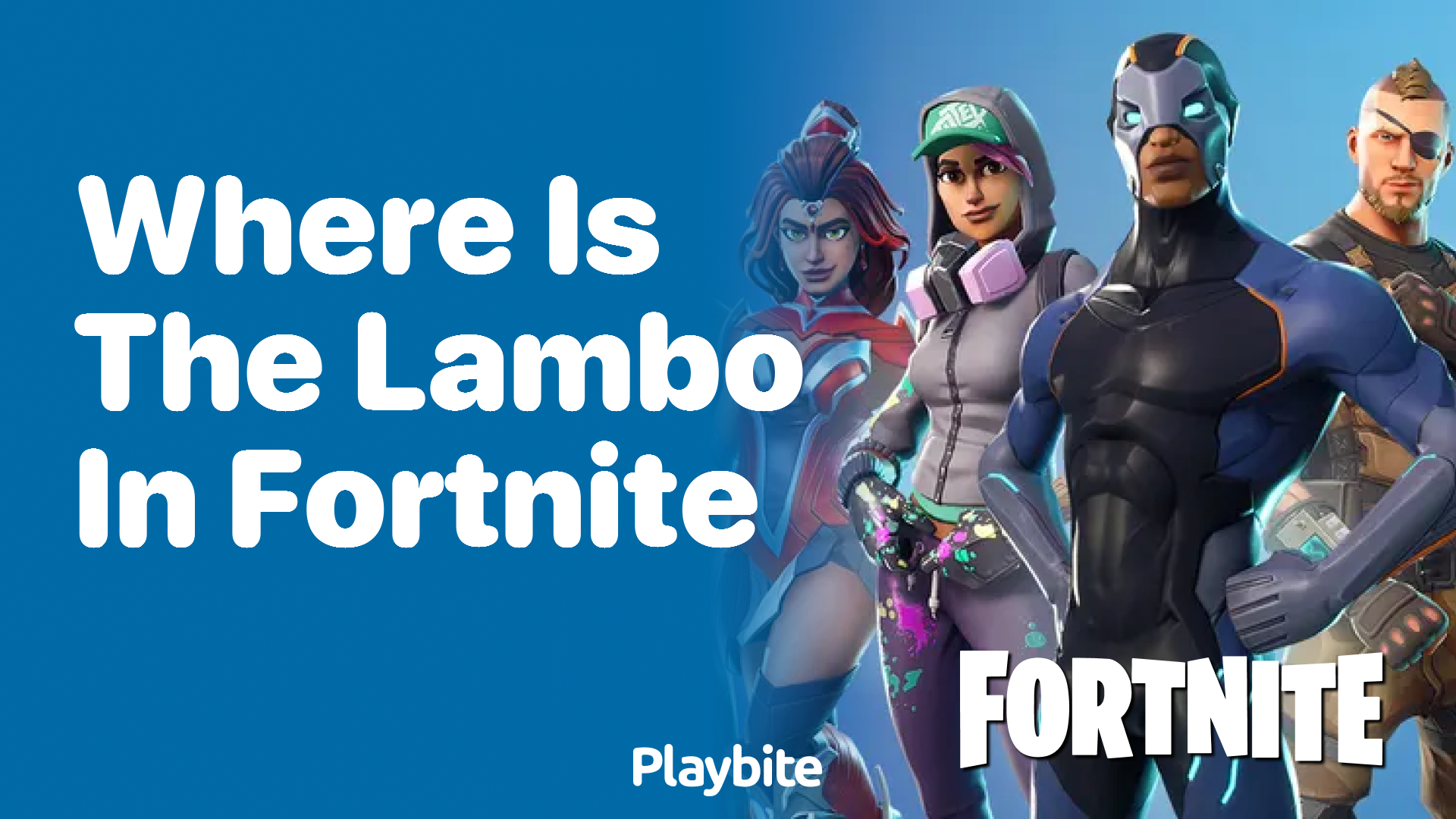 Where is the Lambo in Fortnite?
