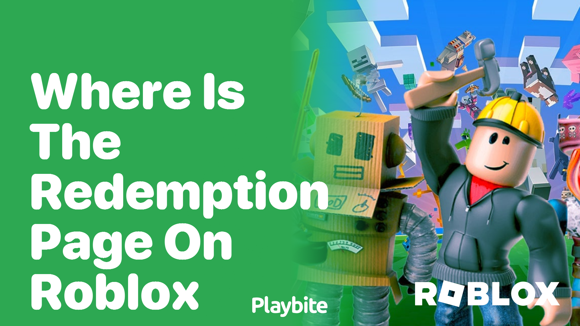 Finding the Redemption Page on Roblox