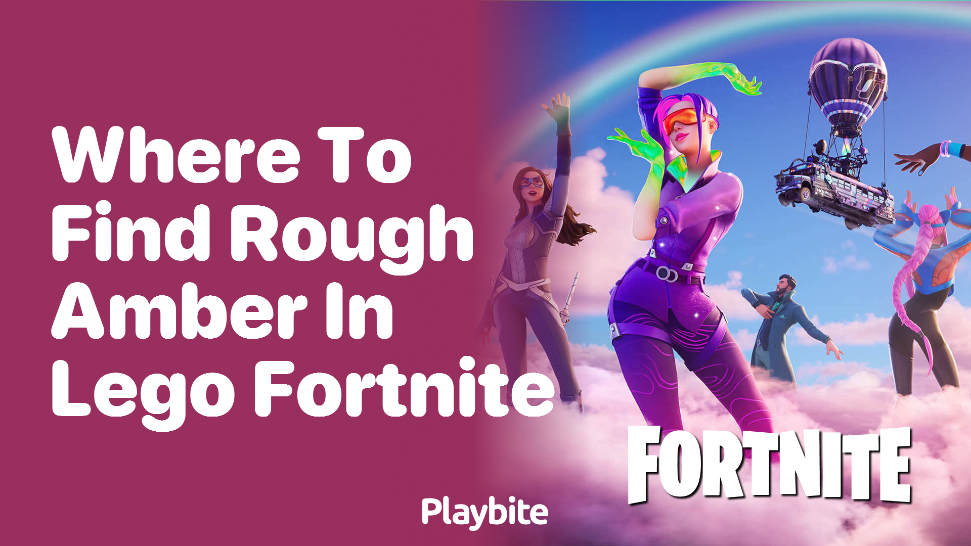 Where to Find Rough Amber in LEGO Fortnite?