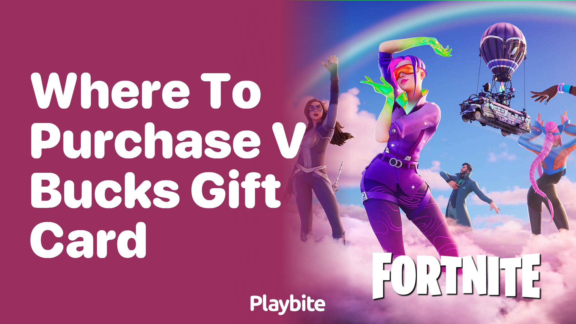 Where to Purchase V Bucks Gift Card