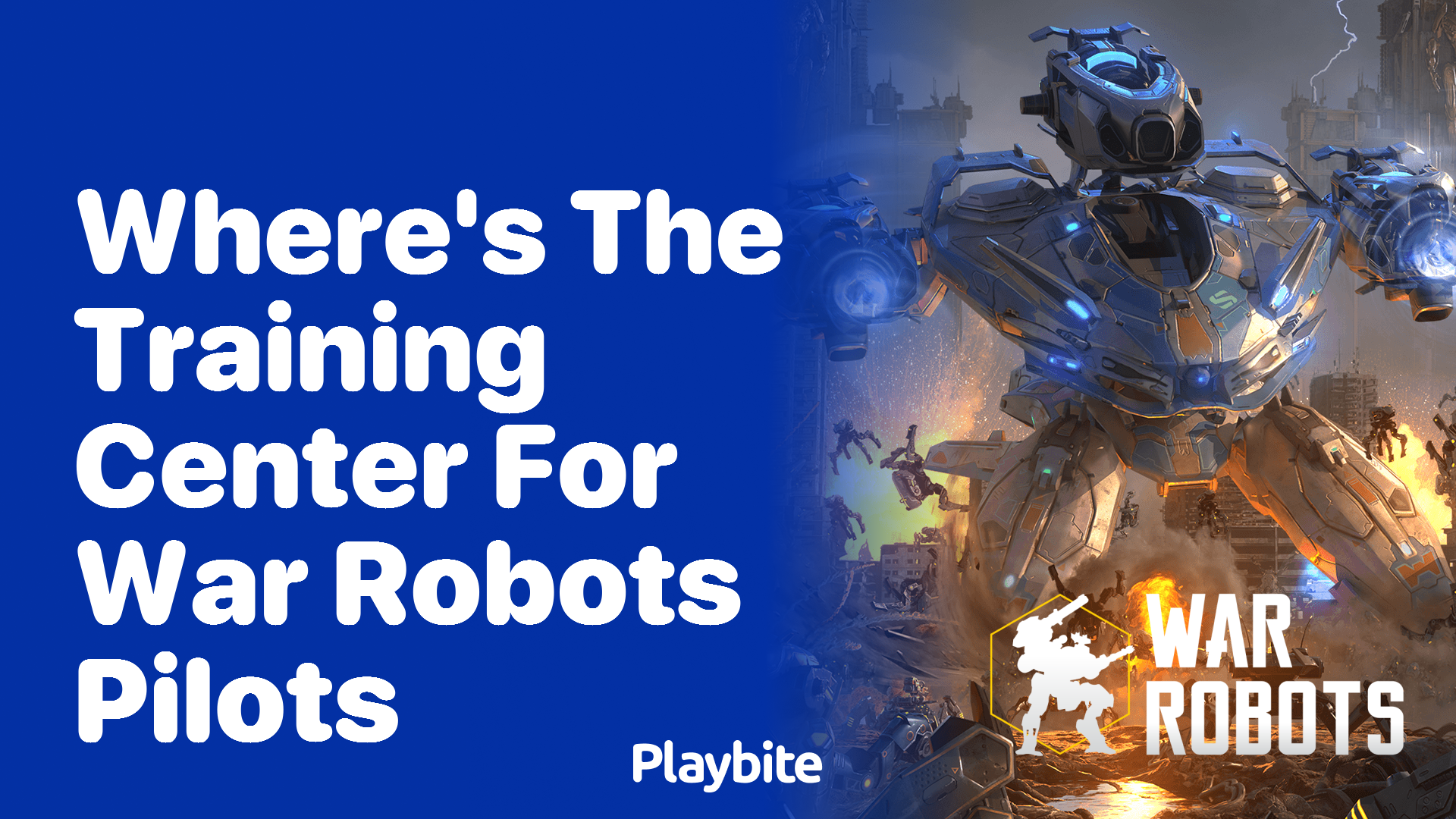 Where’s the Training Center for War Robots Pilots?