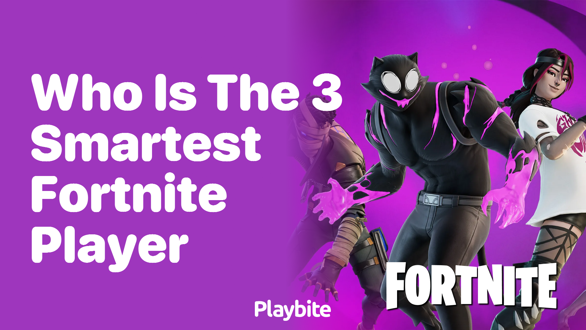 Who Is the 3 Smartest Fortnite Player?