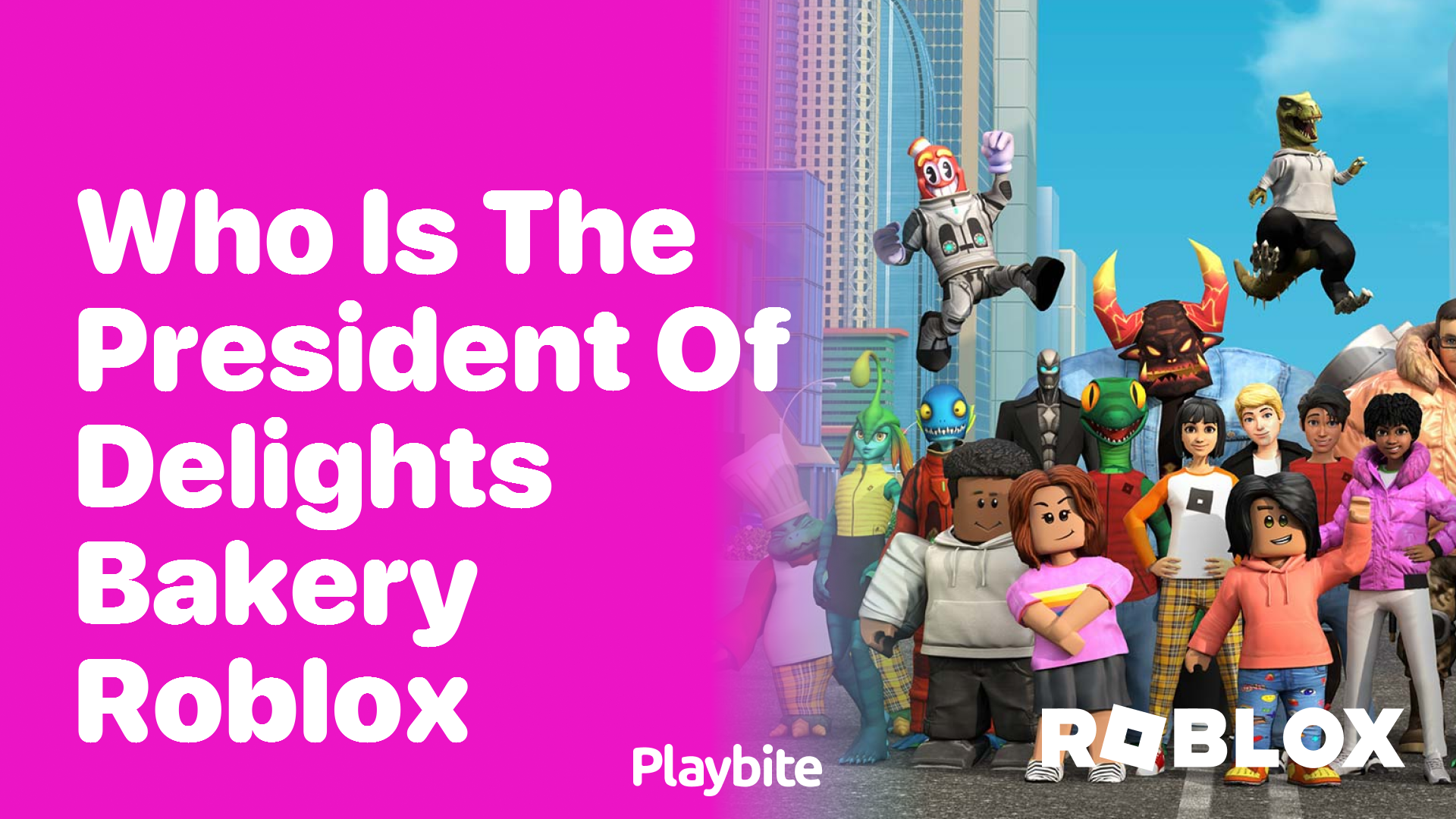 Who Is the President of Delights Bakery in Roblox?
