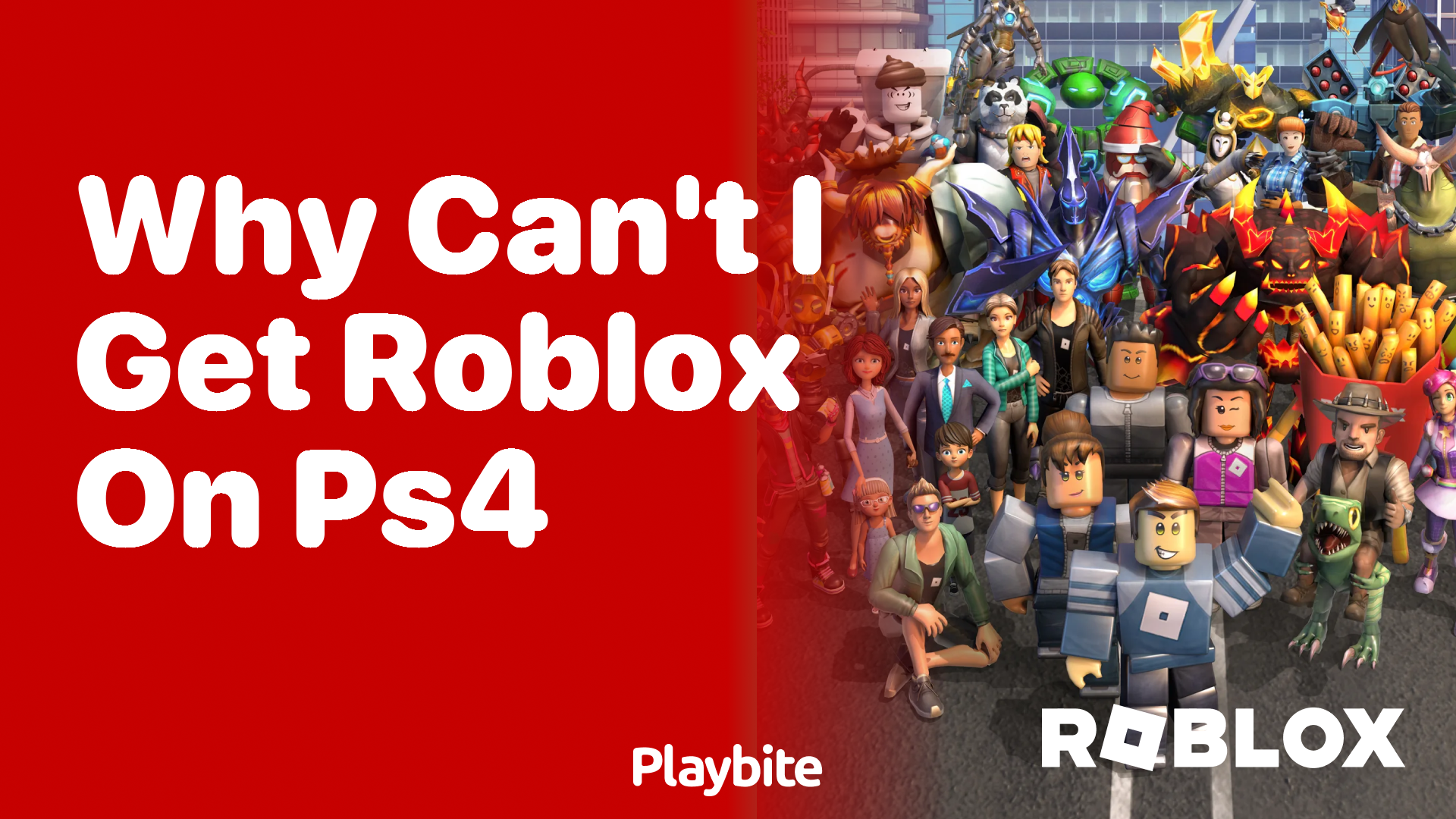 Why Can&#8217;t I Get Roblox on PS4?