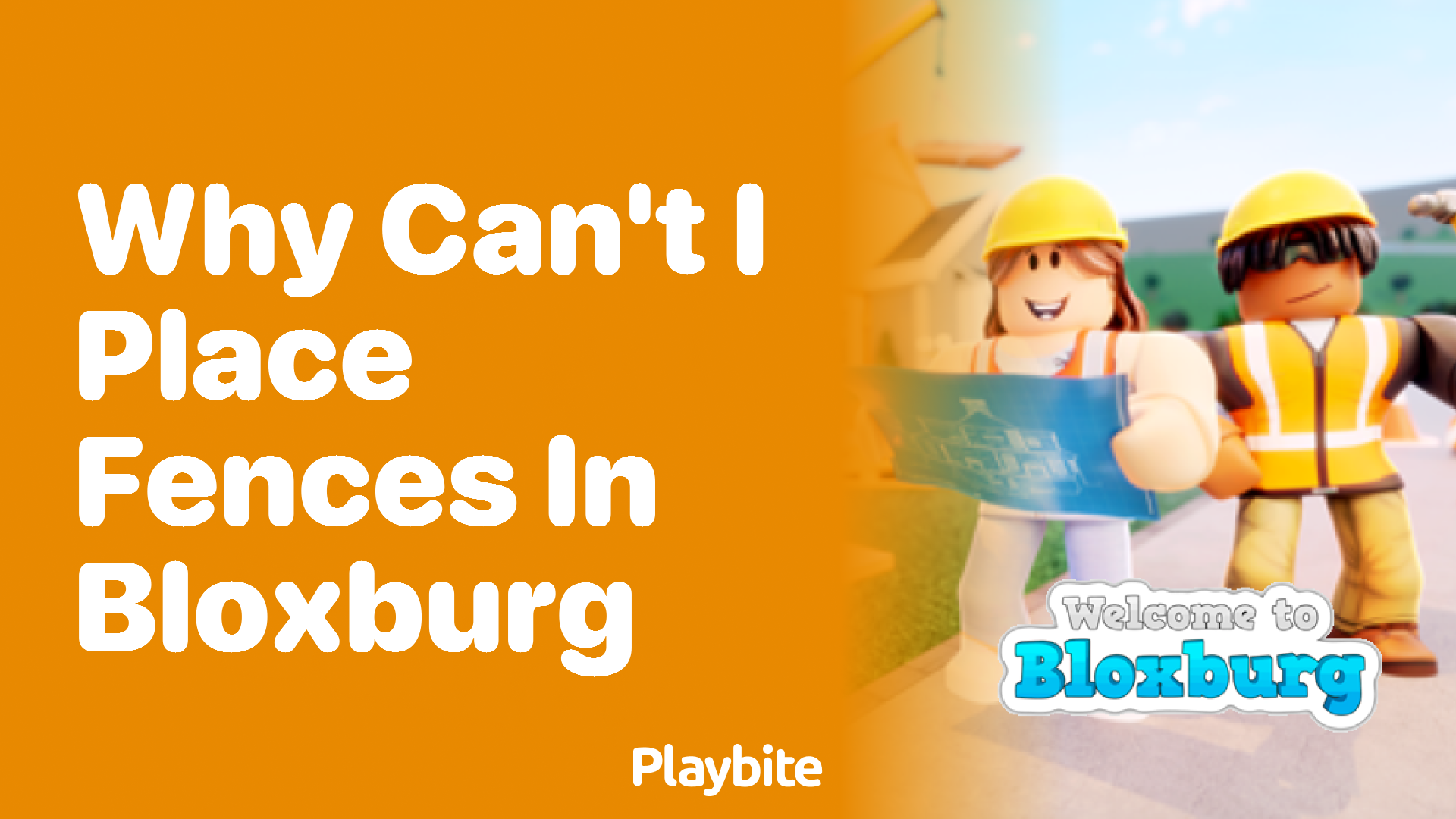 Why Can't I Place Fences in Bloxburg? Let's Find Out! Playbite
