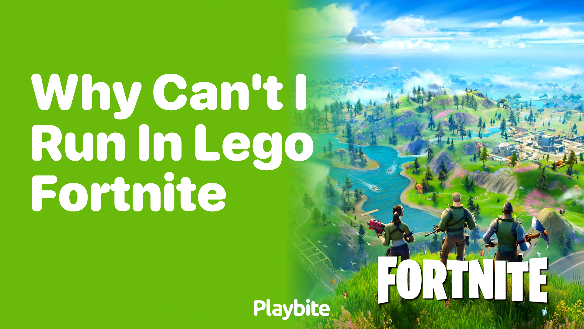 Why Can&#8217;t I Run in LEGO Fortnite?