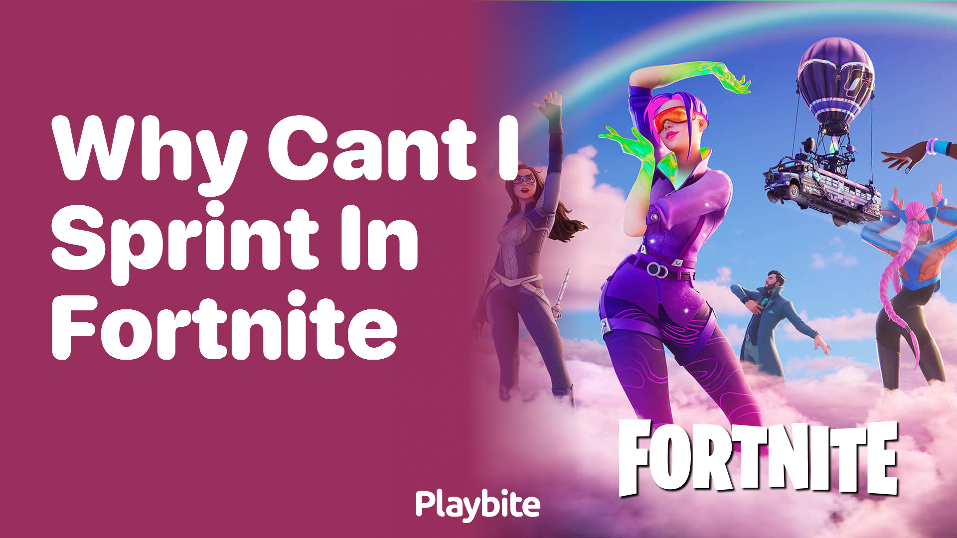 Why Can’t I Sprint in Fortnite? Unpacking the Mystery